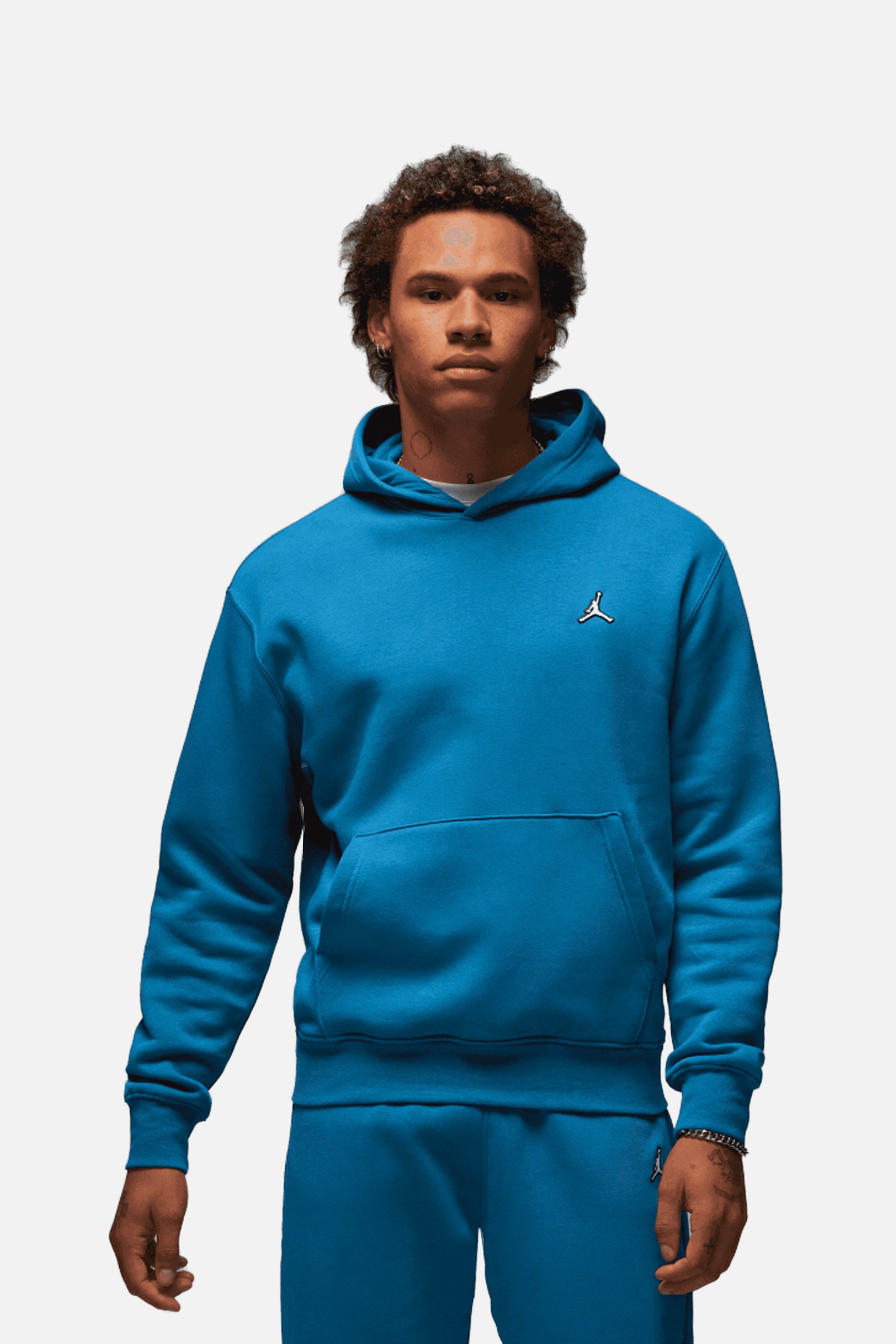 Jordan Brooklyn Fleece Hoodie - Gök Mavisi