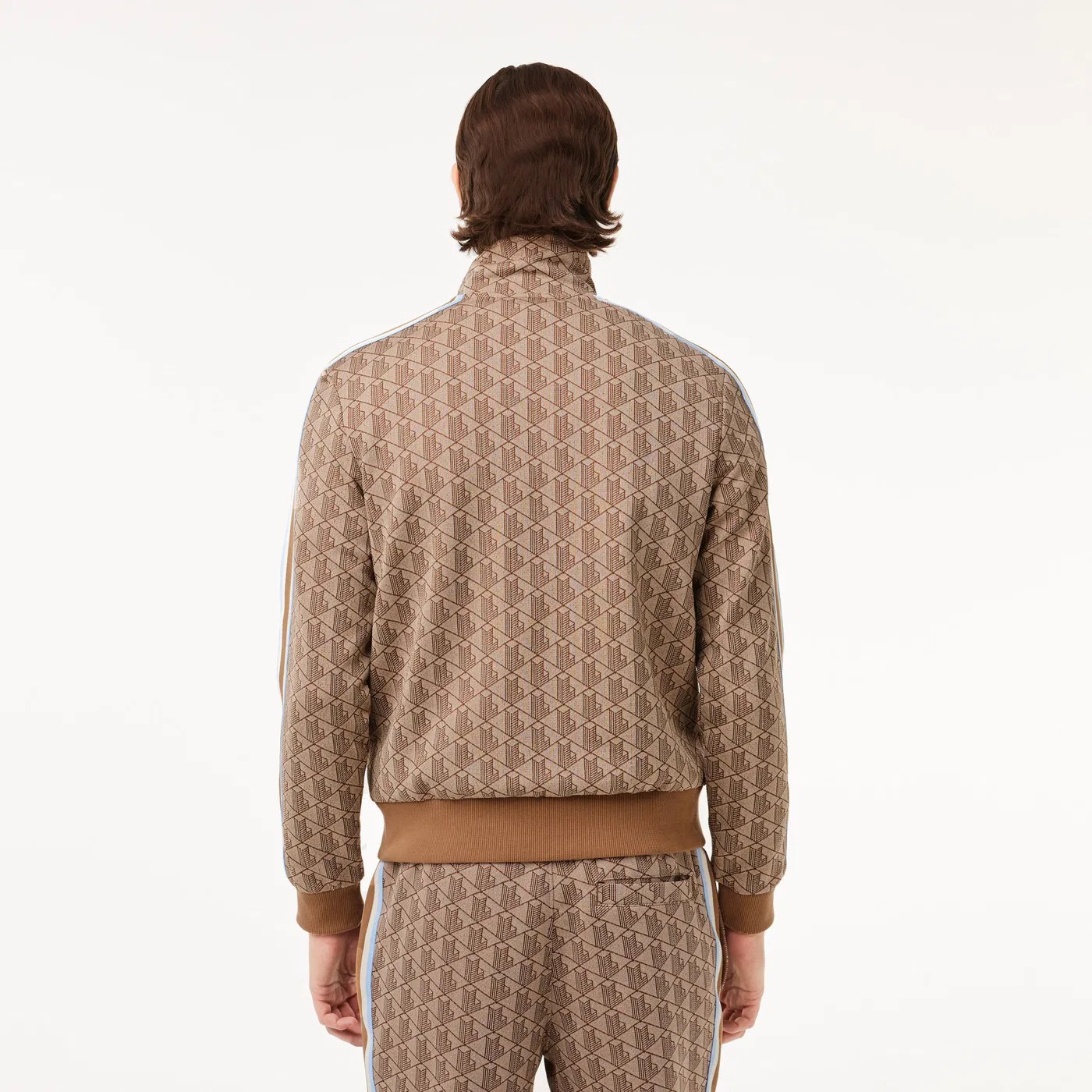 Regular Fit Monogram Sweatshirt - Kahverengi