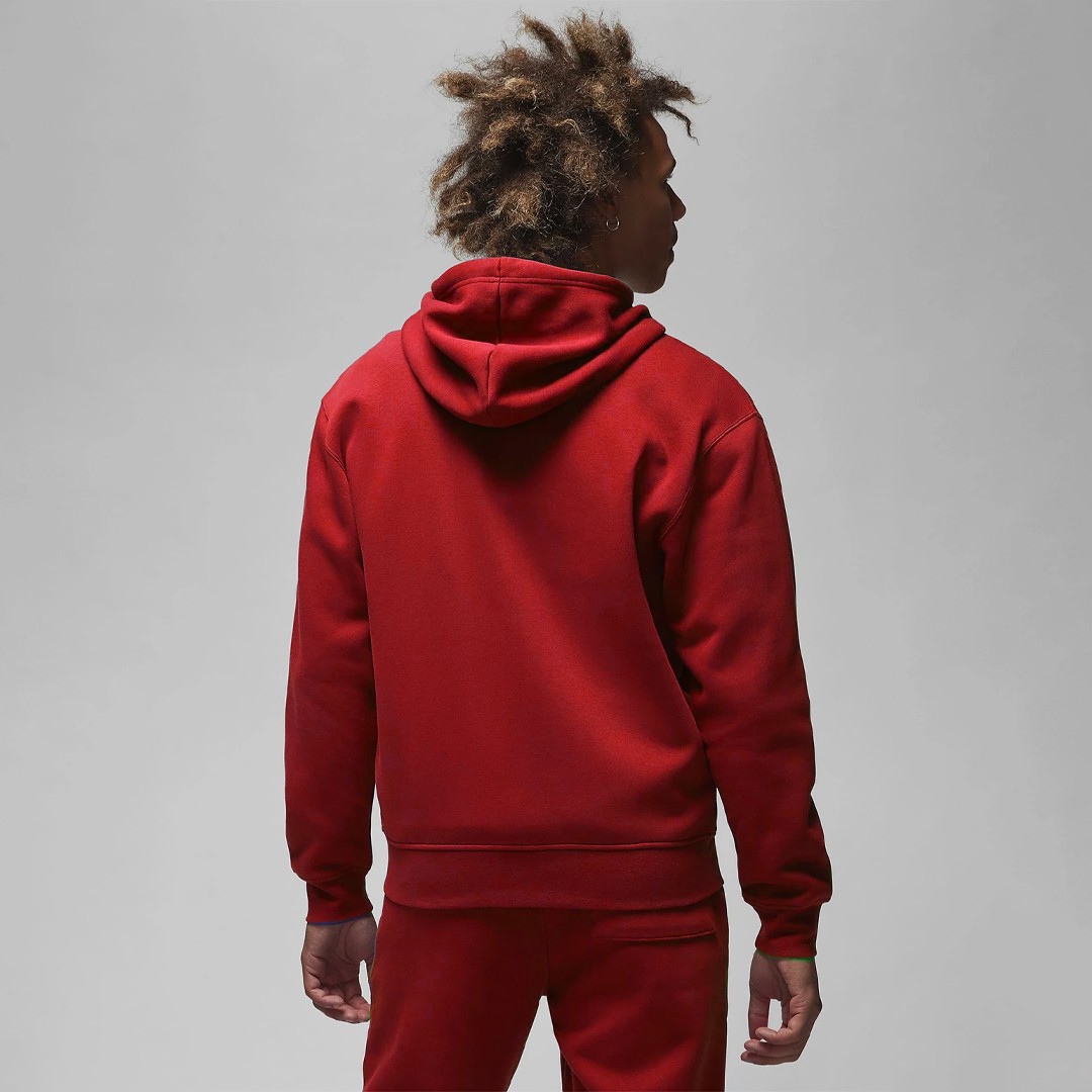 Essentials Tam Boy Fermuarlı Fleece Takım - Kırmızı