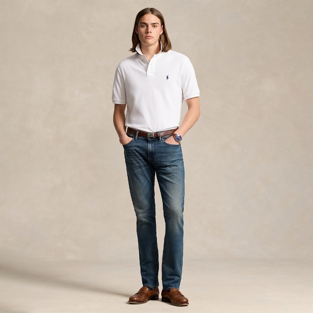 The Iconic Mesh Polo - Beyaz
