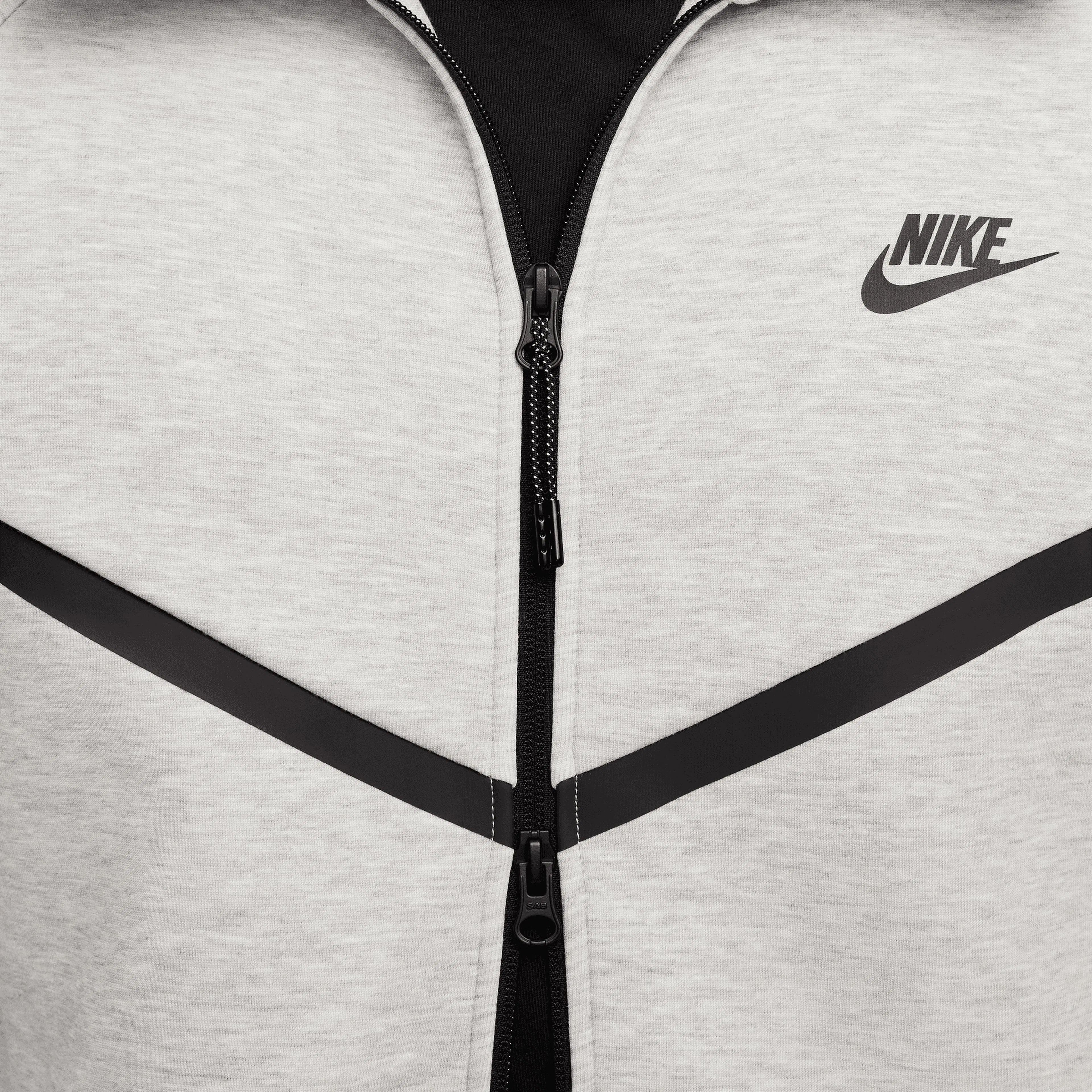 Tech Full-Zip Windrunner Hoodie - Dark Grey Heather/Black