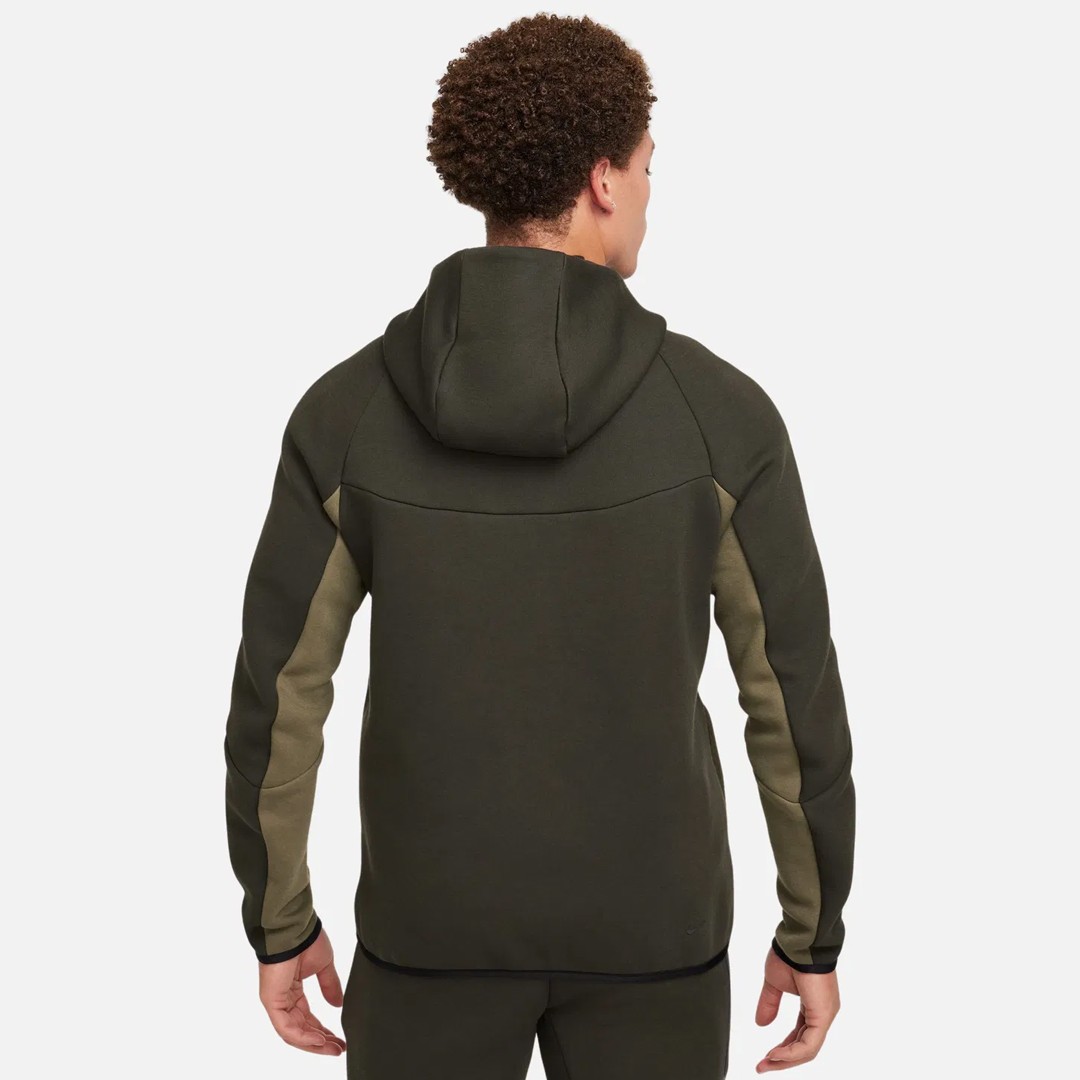 Tech Full-Zip Windrunner Hoodie - Sequoia/Medium Olive/Black
