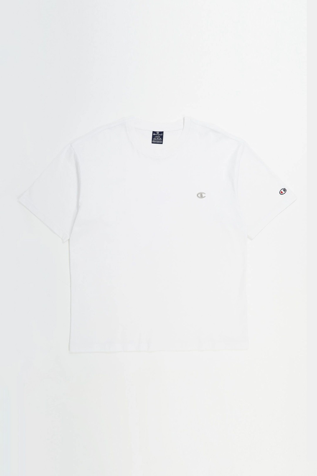 Tonal C Logo Comfort Fit T-Shirt - Beyaz