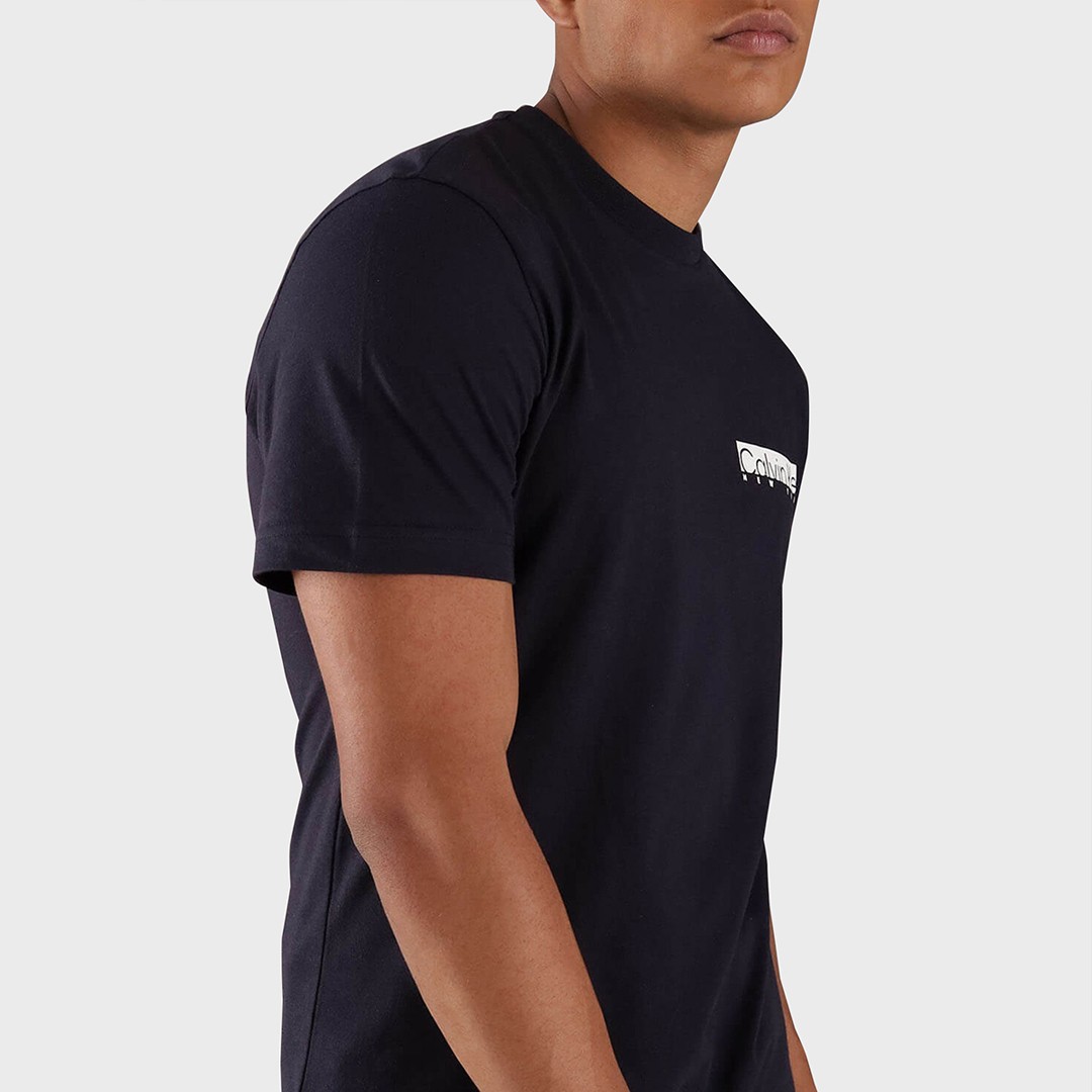 Ny Chest Box Logo T-shirt - Siyah