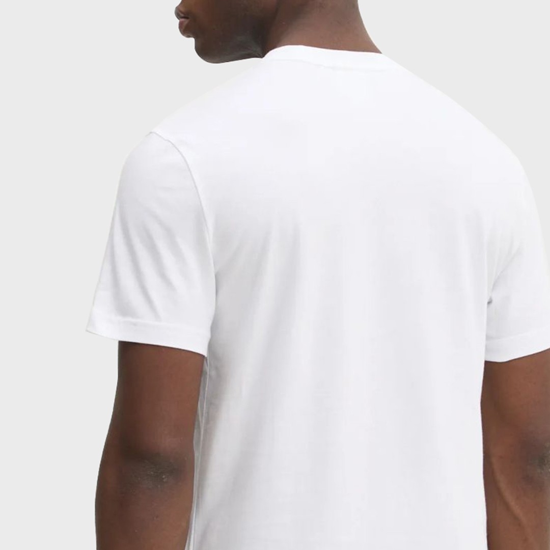 Ny Chest Box Logo T-shirt - Beyaz