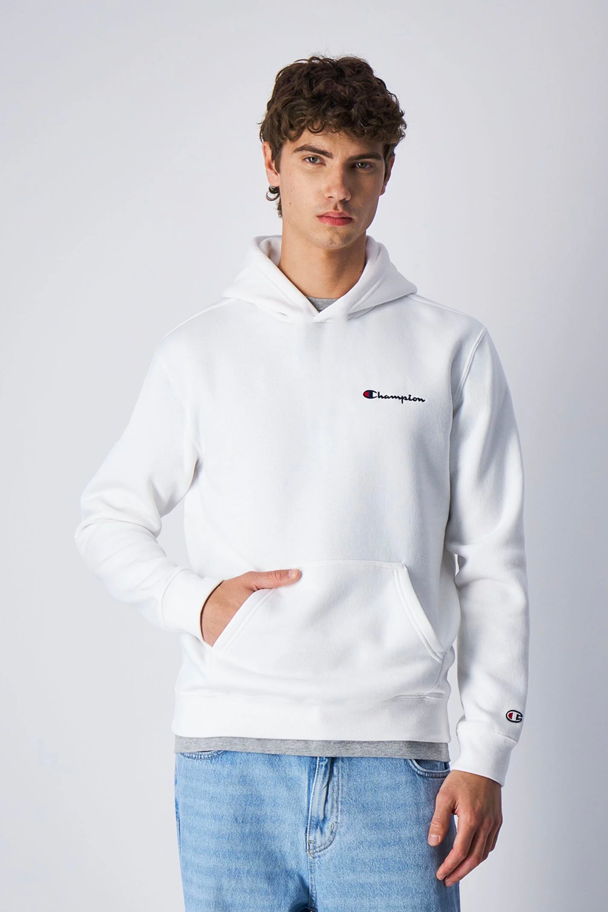 Eco Organic Cotton Hoodie - Beyaz