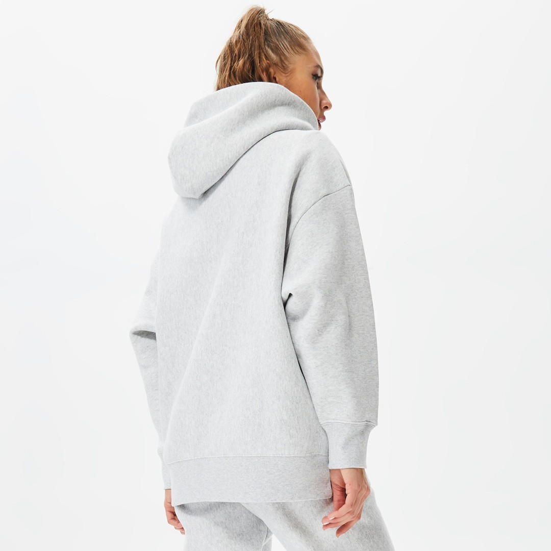 Eco Organic Cotton Hoodie - Gri