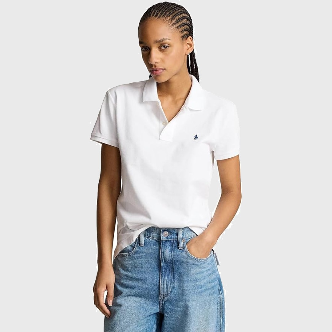 The Iconic Mesh Polo - Beyaz