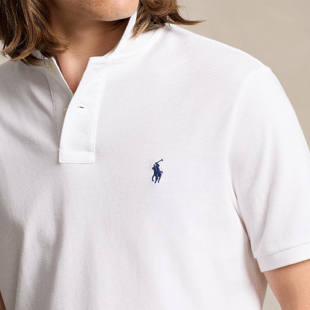 The Iconic Mesh Polo - Beyaz