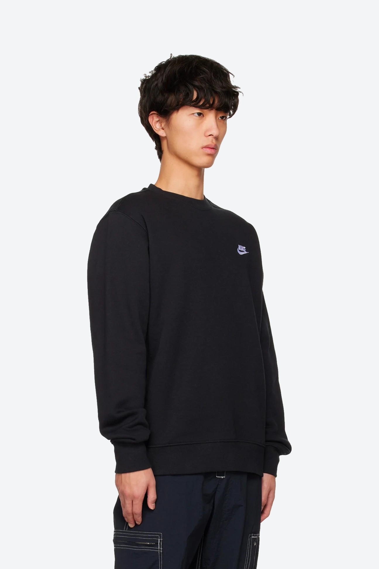 Club French Terry Sweatshirt - Siyah