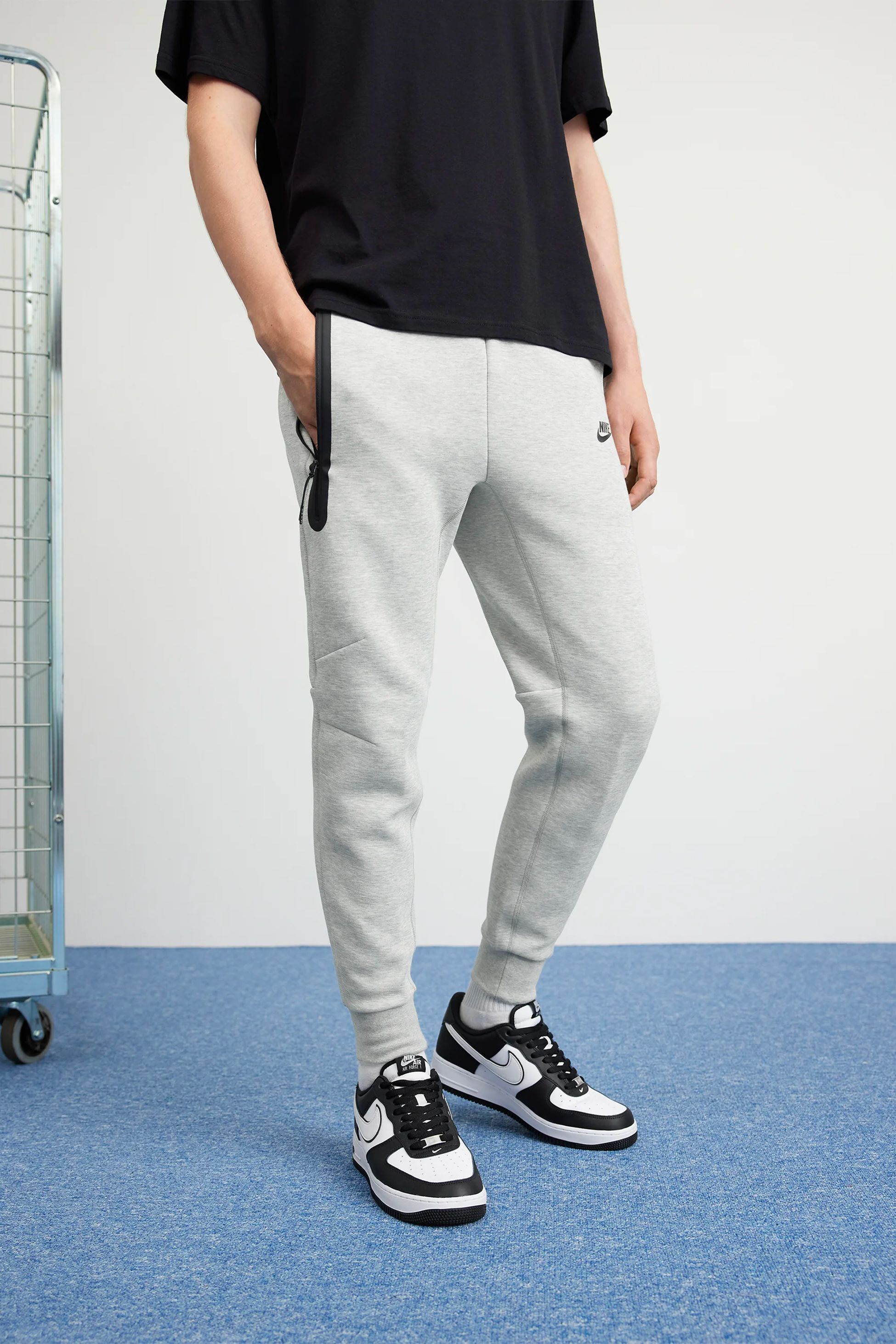 Yeni Tech Fleece Joggers - Dark Grey Heather/Siyah