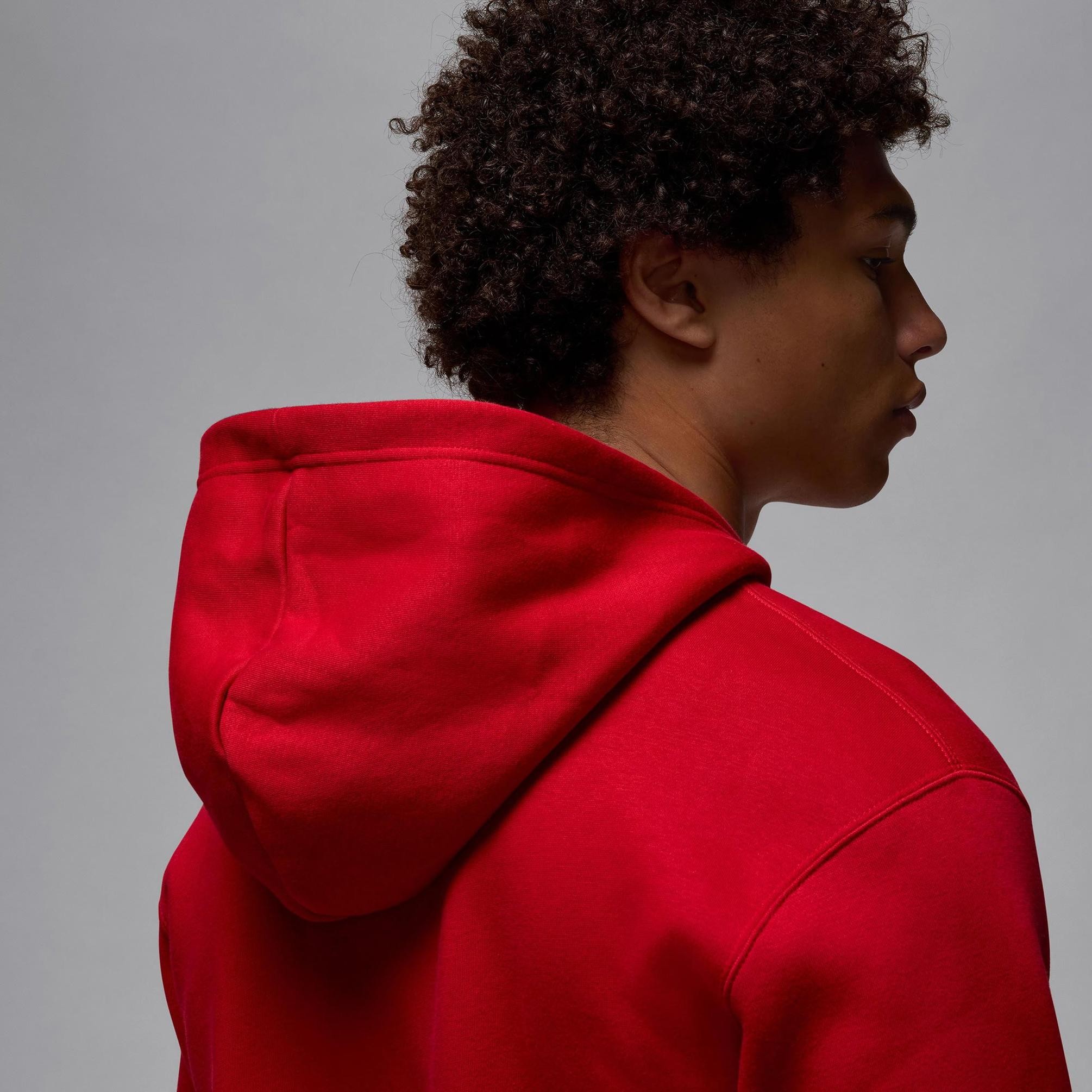 Jordan Brooklyn Fleece Hoodie - Kırmızı
