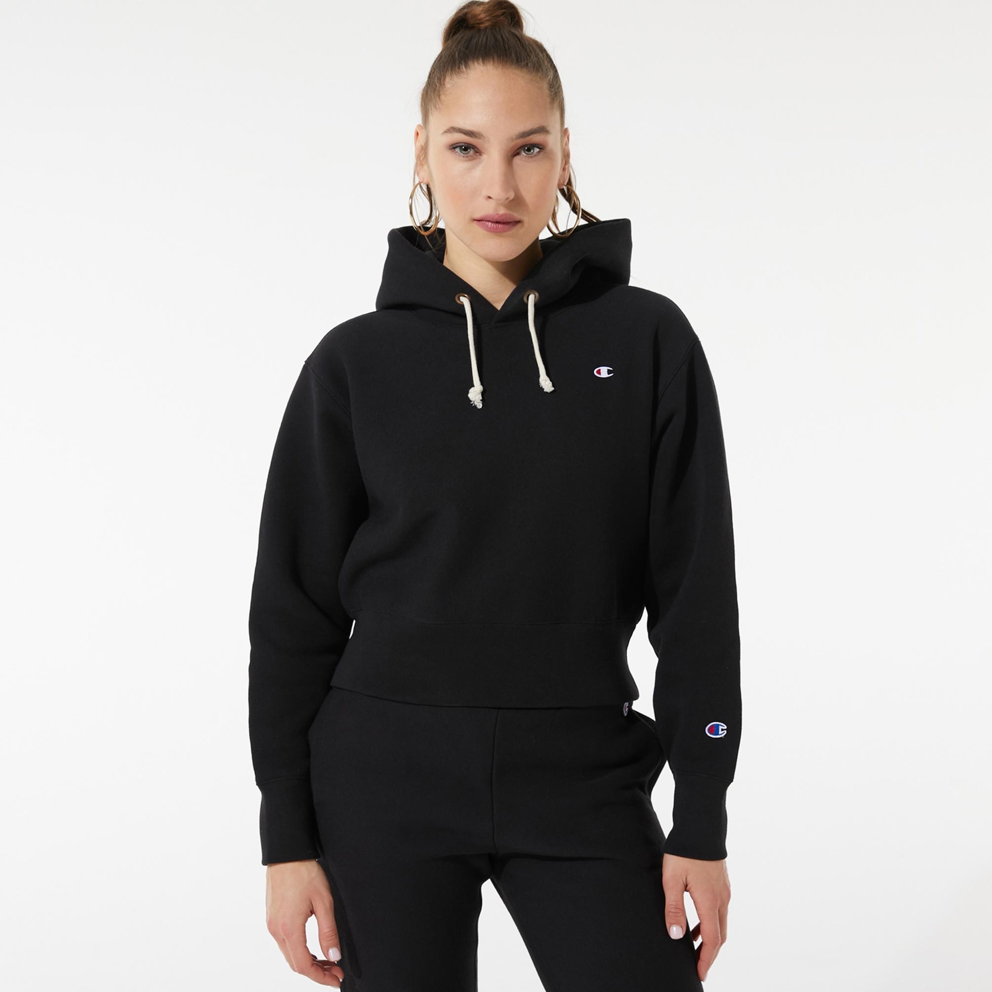 Reverse Weave Hoodie C Logo