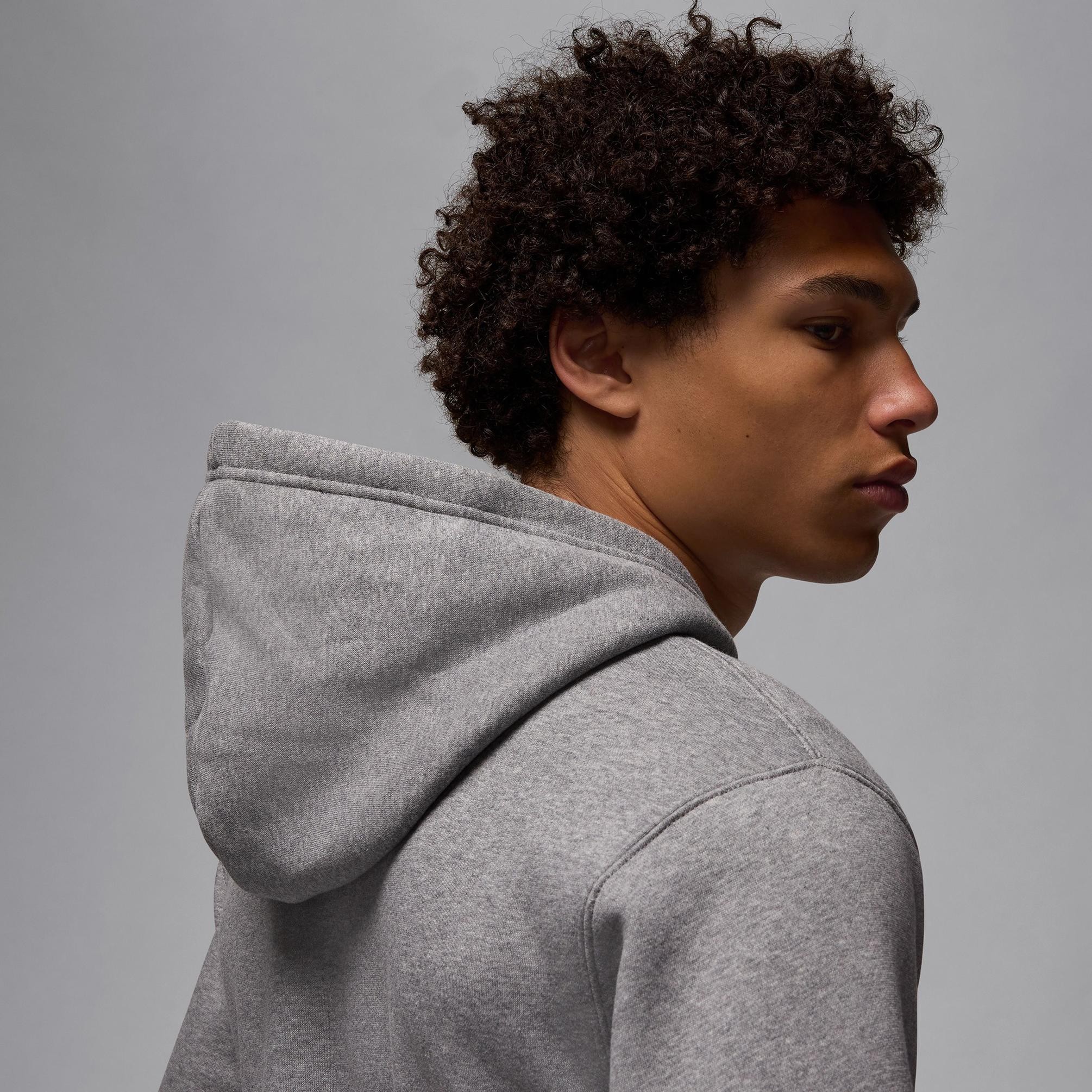 Jordan Brooklyn Fleece Hoodie - Dark Grey Heather