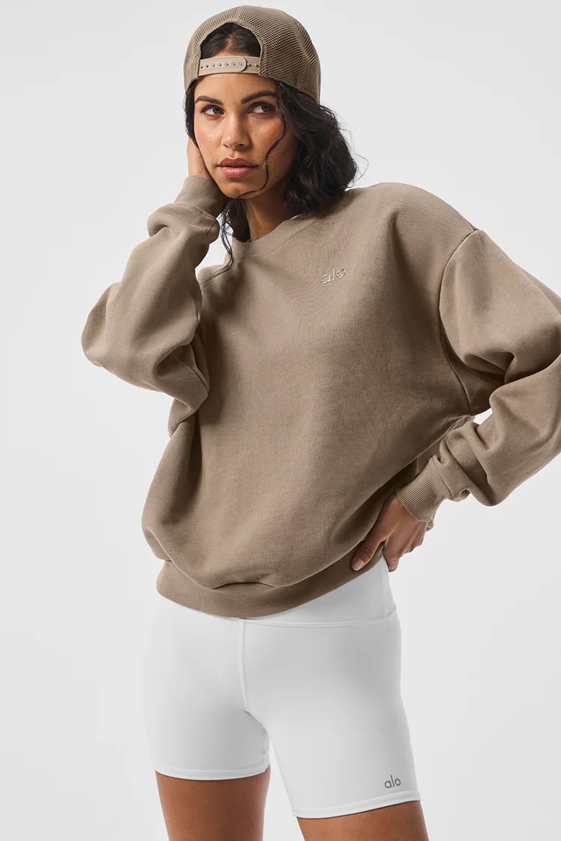 Accolade Pullover Crewneck Sweatshirt - Gravel