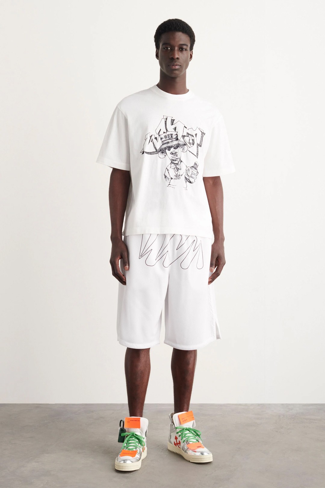 Graff Freest Over Skate S/S T-Shirt - Beyaz