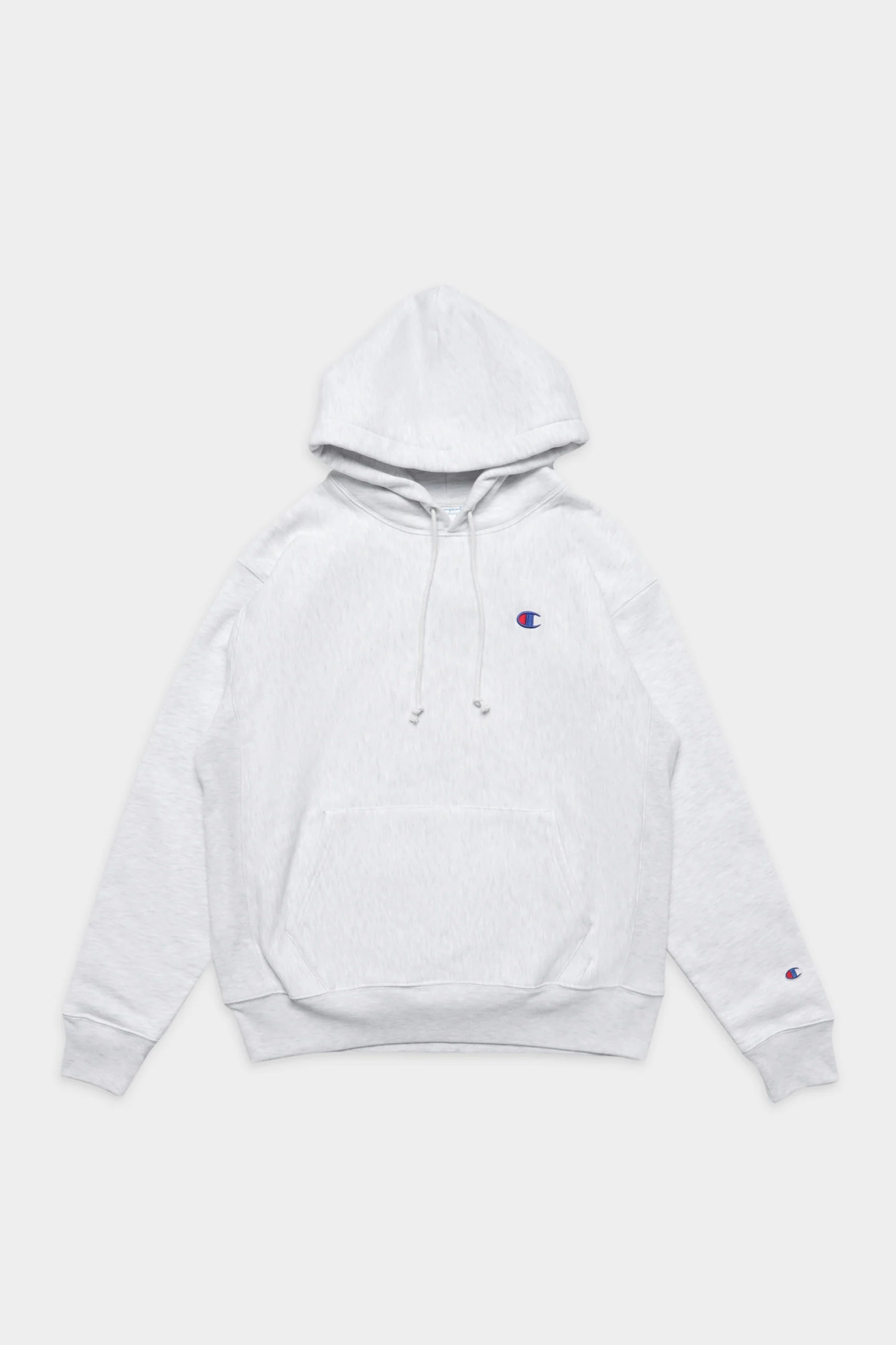 Reverse Weave Hoodie C Logo - Gri