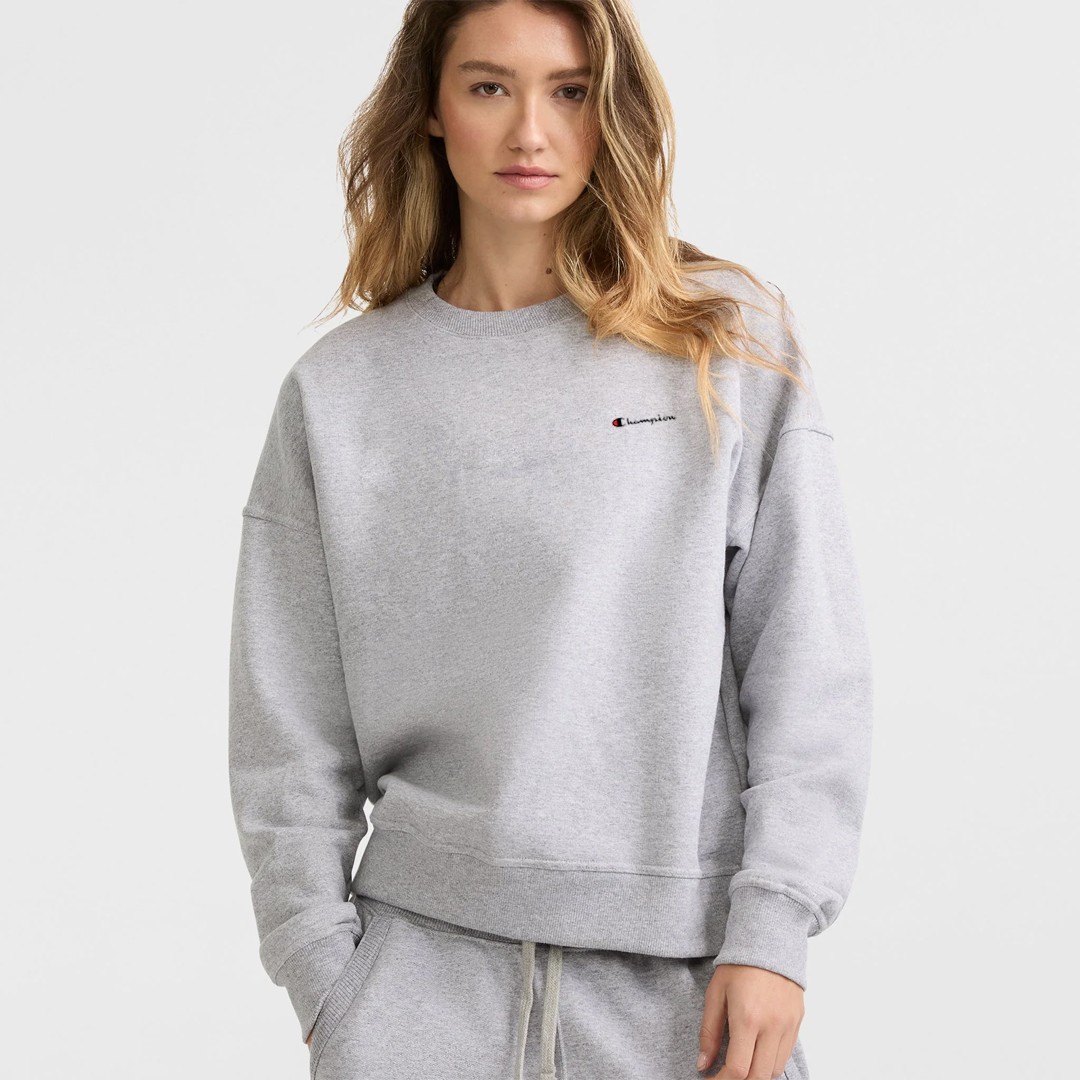 Powerblend Fleece Crew Sweatshirt - Gri