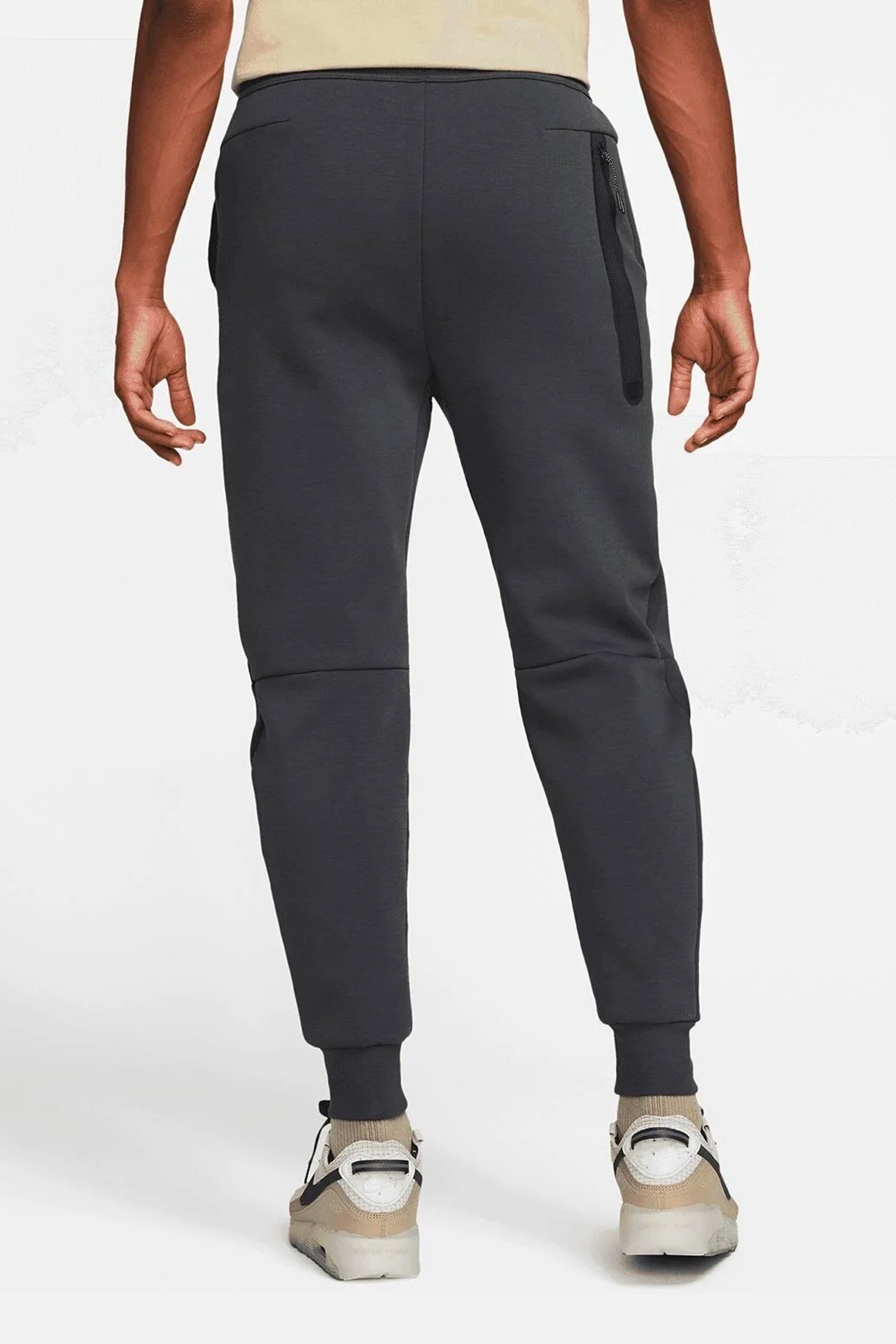 Tech Fleece Joggers - Dark Smoke Grey/Safety Orange