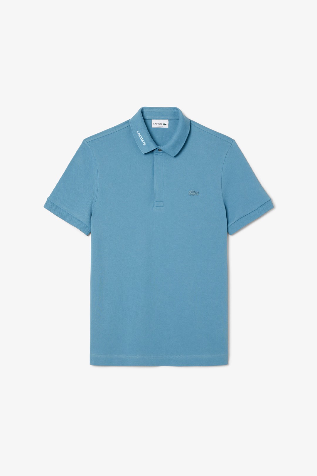 Regular Fit Paris Stretch Piqué Polo T-Shirt - Mavi