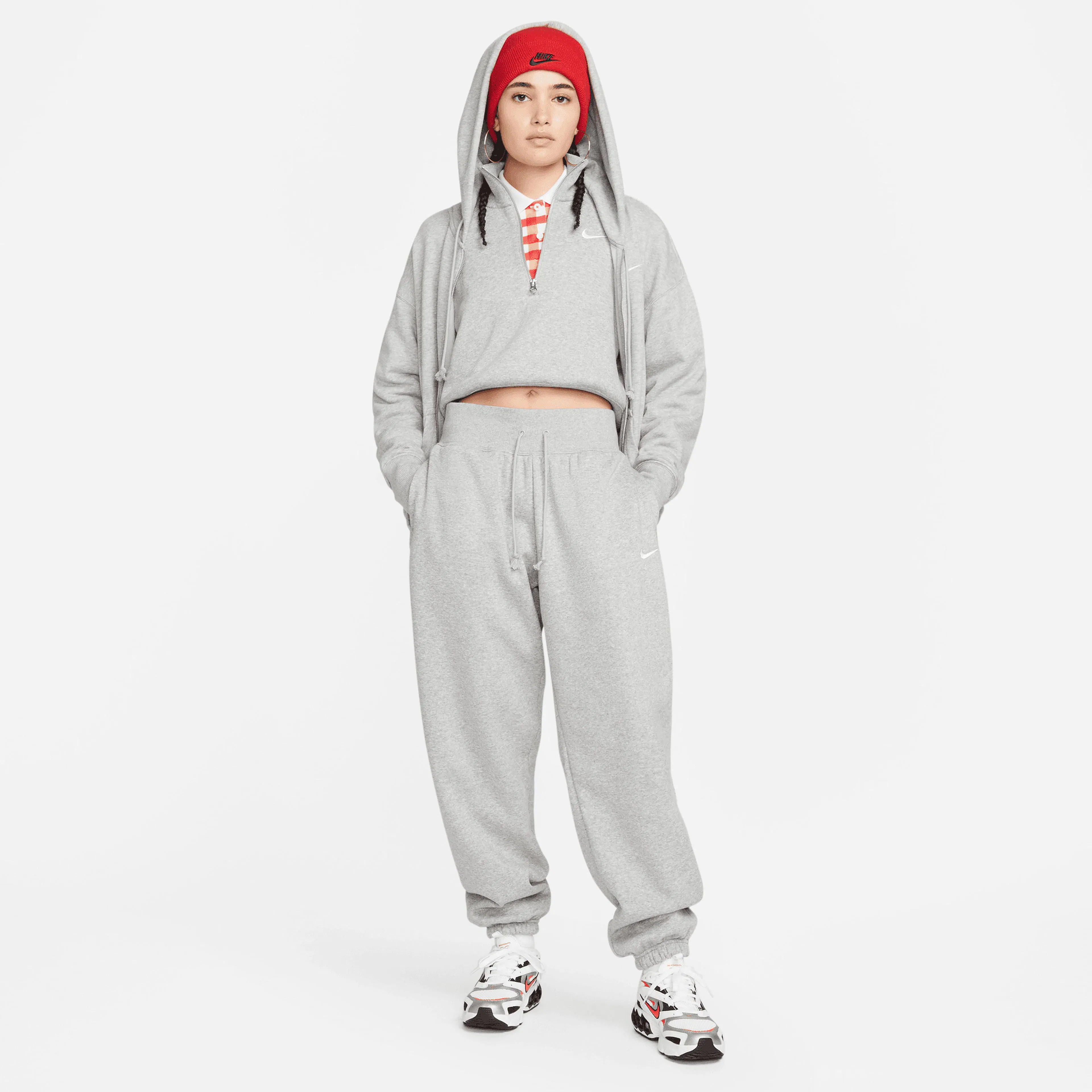 Solo Swoosh Phoenix Fleece Eşofman Altı - Gri