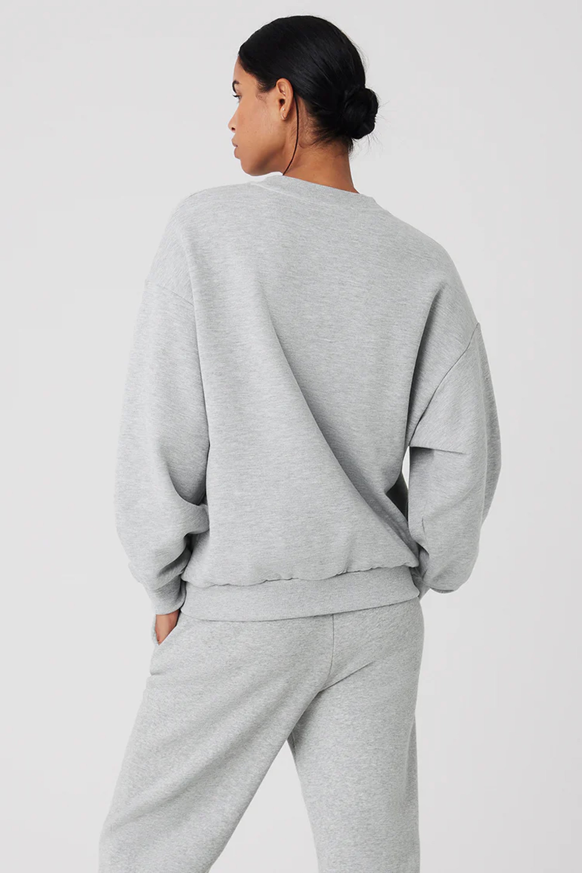 Accolade Pullover Crewneck Sweatshirt - Gri