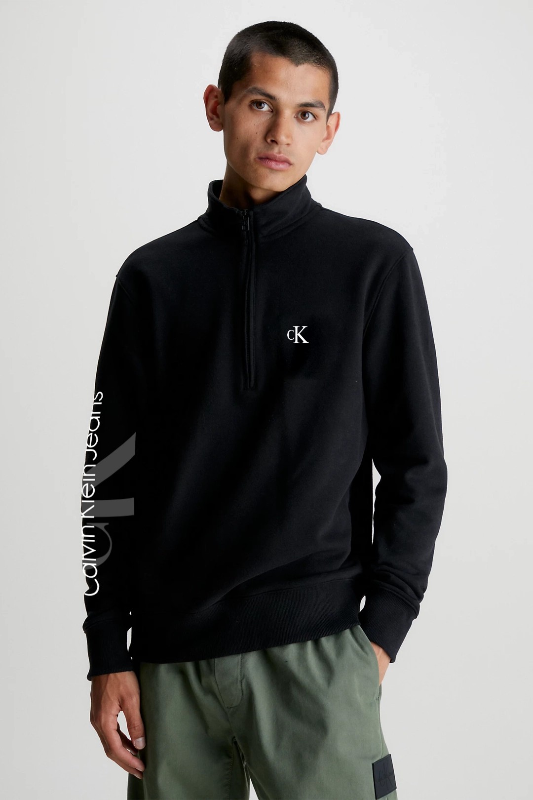 Zip Neck Sweatshirt