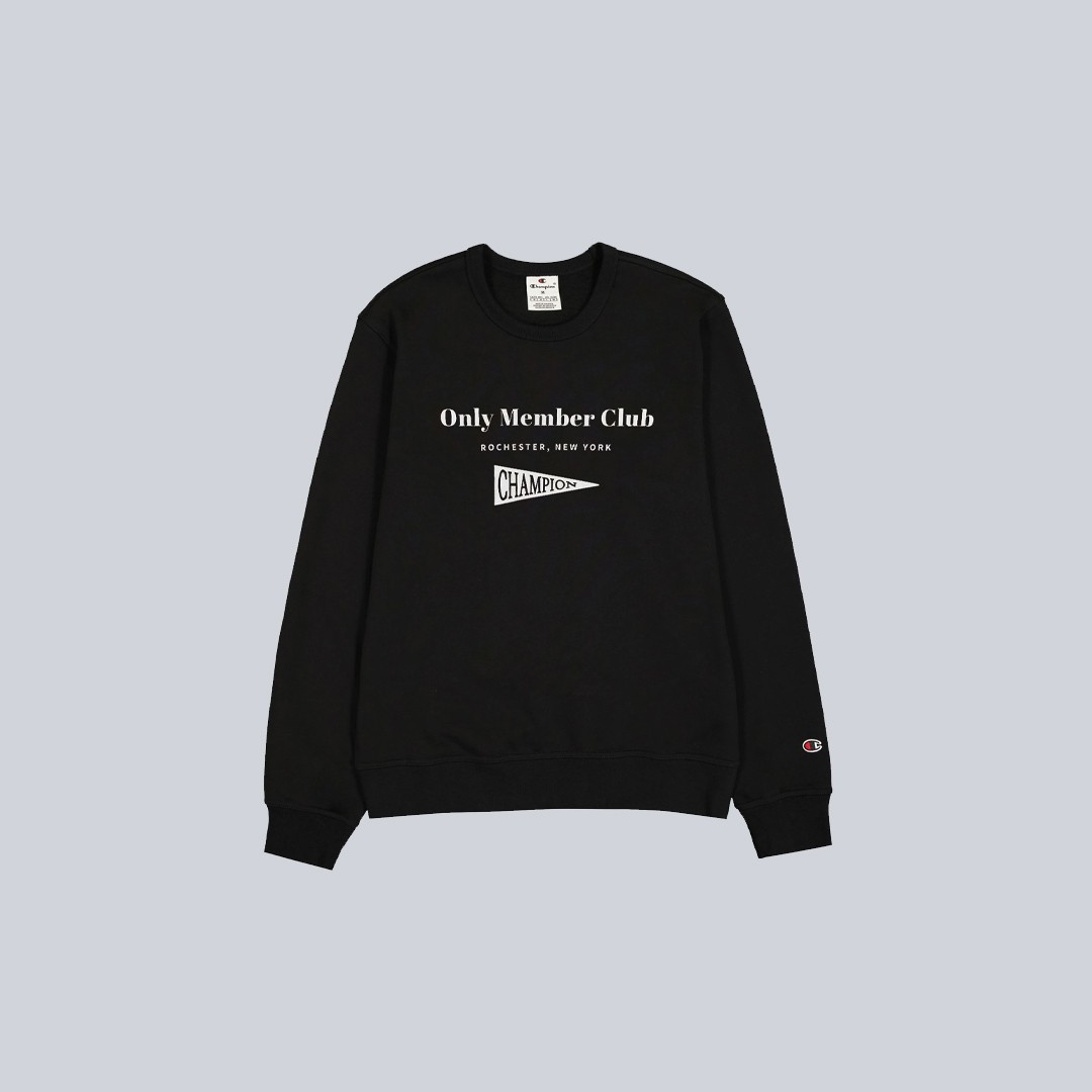 Only Members Club Sweatshirt - Siyah