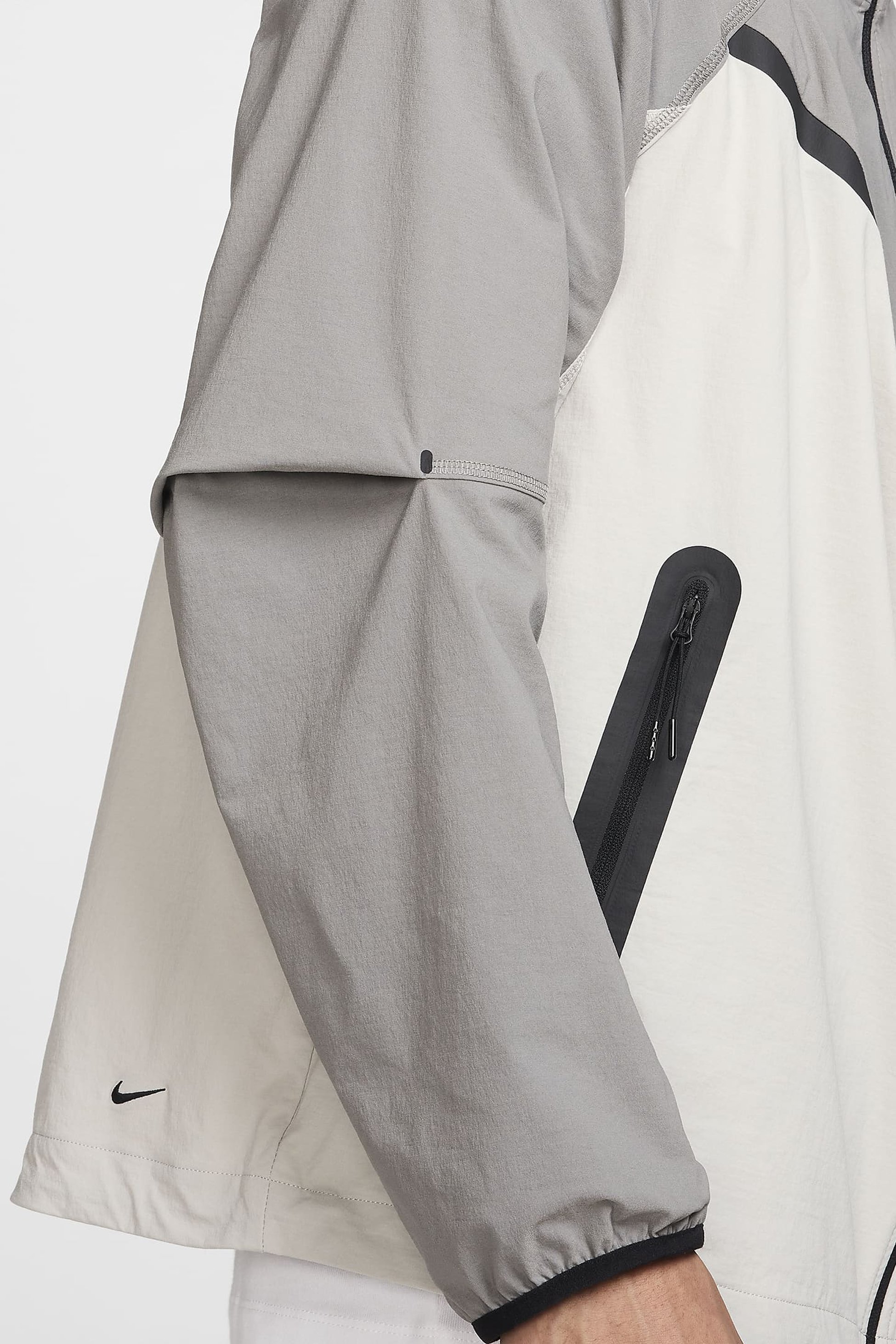 Nike Tech Woven Jacket - Light Iron Ore/Flat Pewter/Black