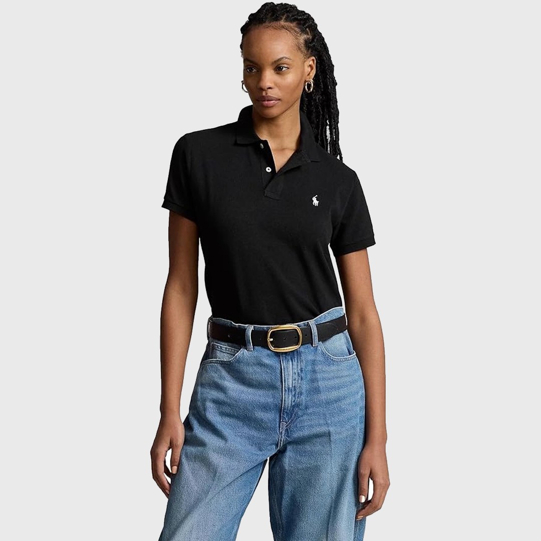 The Iconic Mesh Polo - Siyah