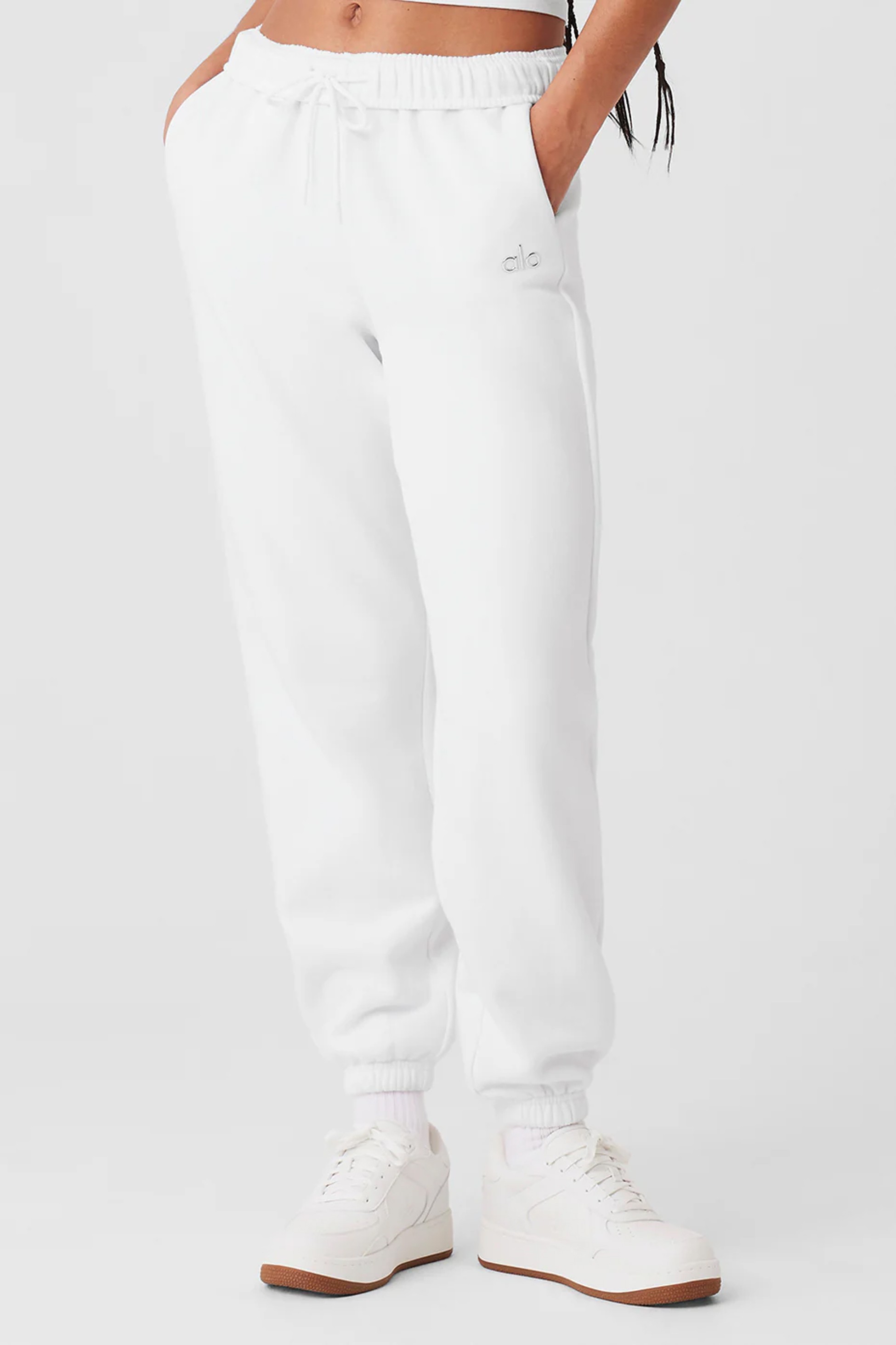 Accolade Straight Leg Sweatpant  - Beyaz