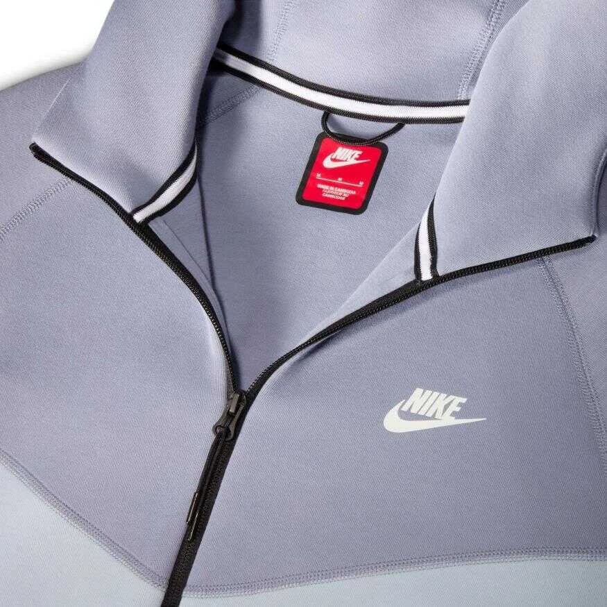 Sportswear Tech Fleece Windrunner Eşofman Üstü - Light Armory Blue/Ashen Slate/White