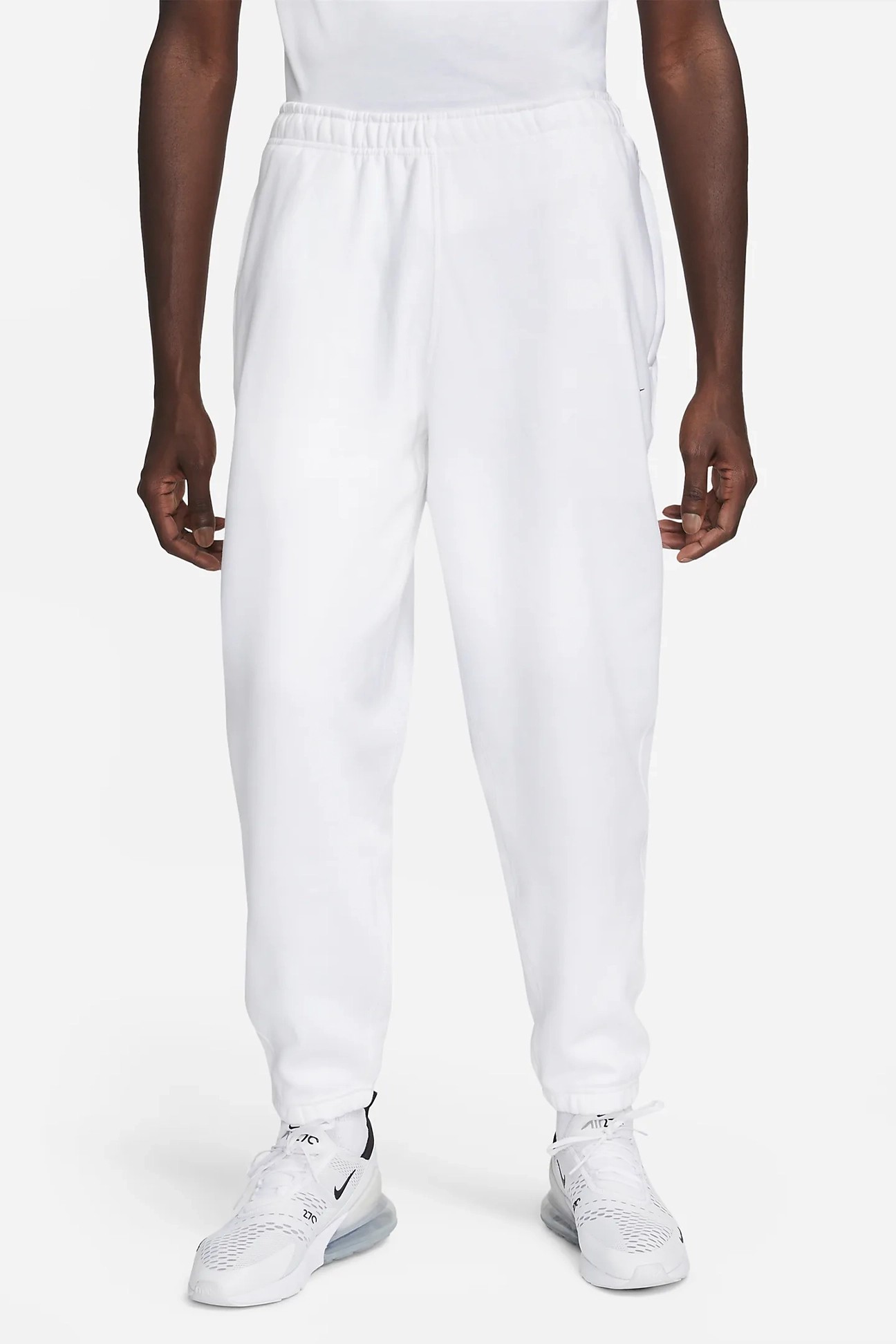 Solo Swoosh Fleece Erkek Joggers - Off White