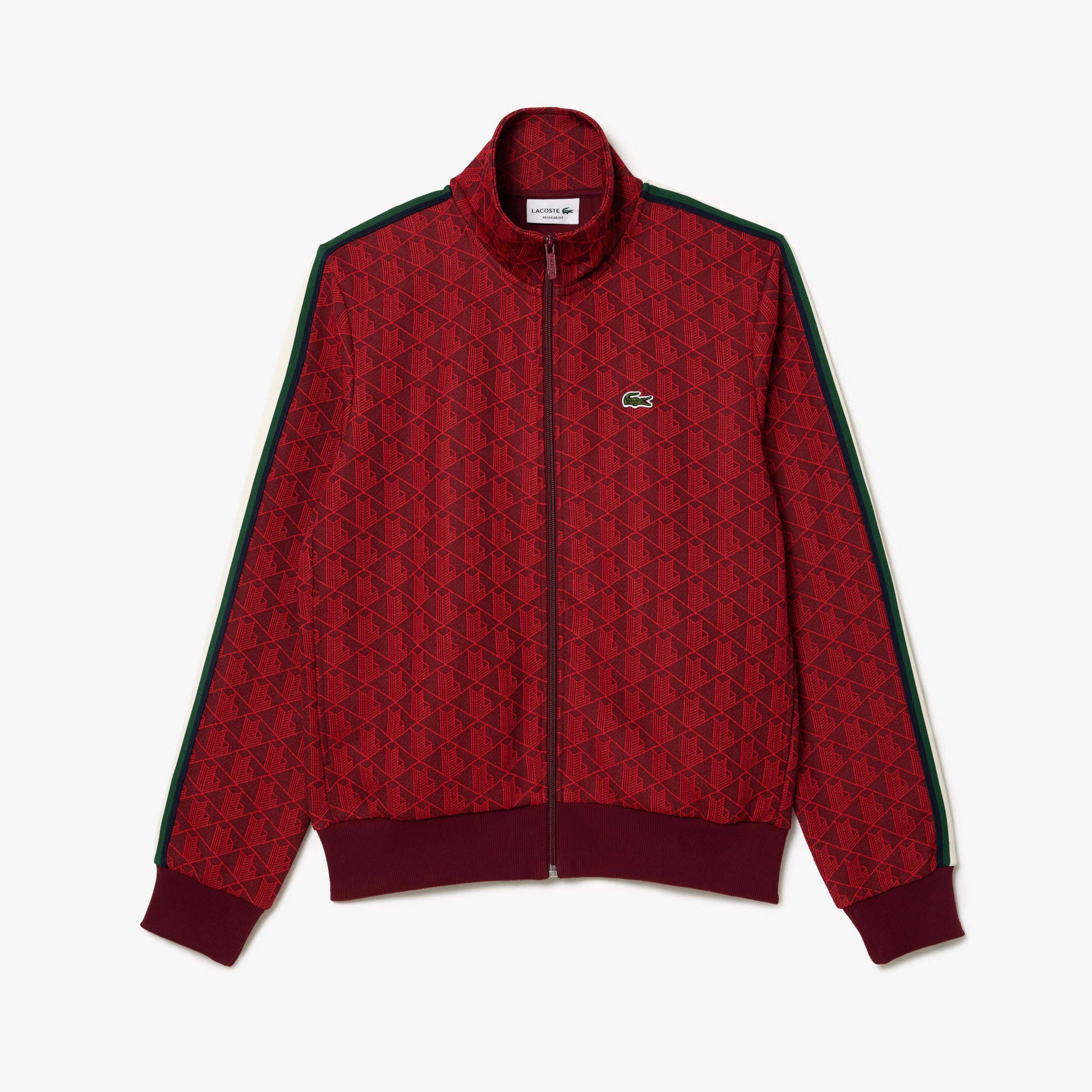 Regular Fit Monogram Sweatshirt - Kırmızı