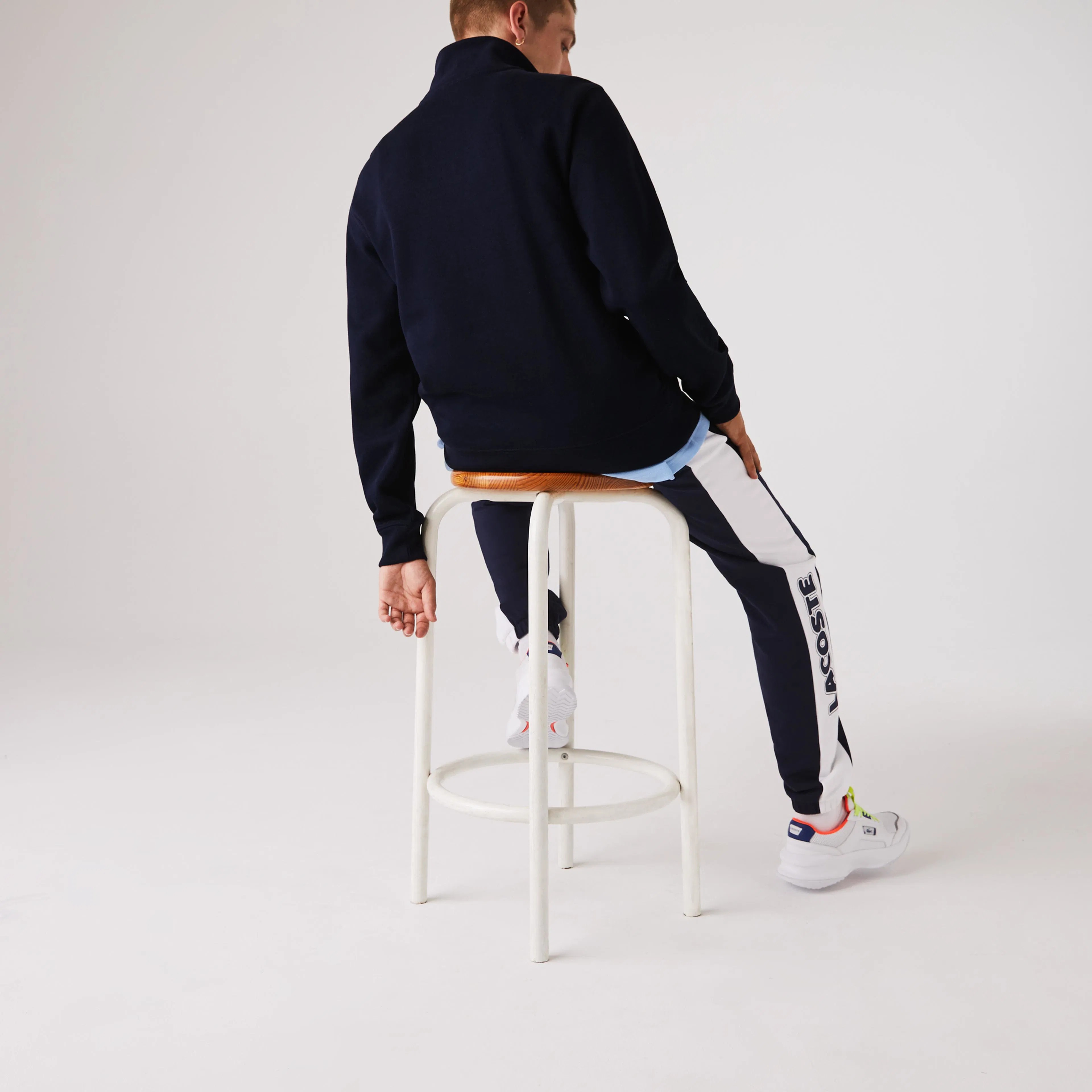 Classic Fit Yarım Fermuarlı Sweatshirt - Lacivert