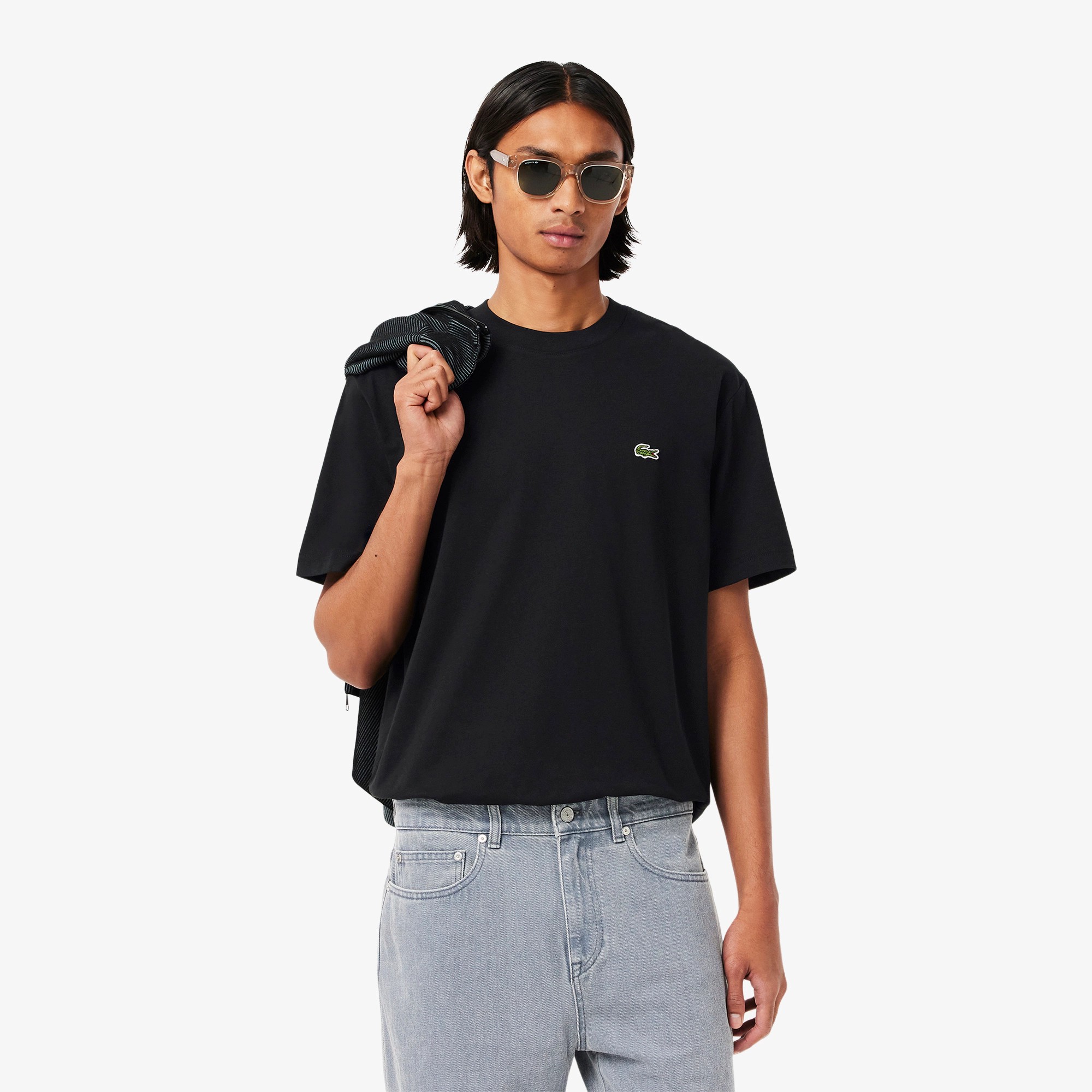 Classic Fit Bisiklet Yaka T-Shirt