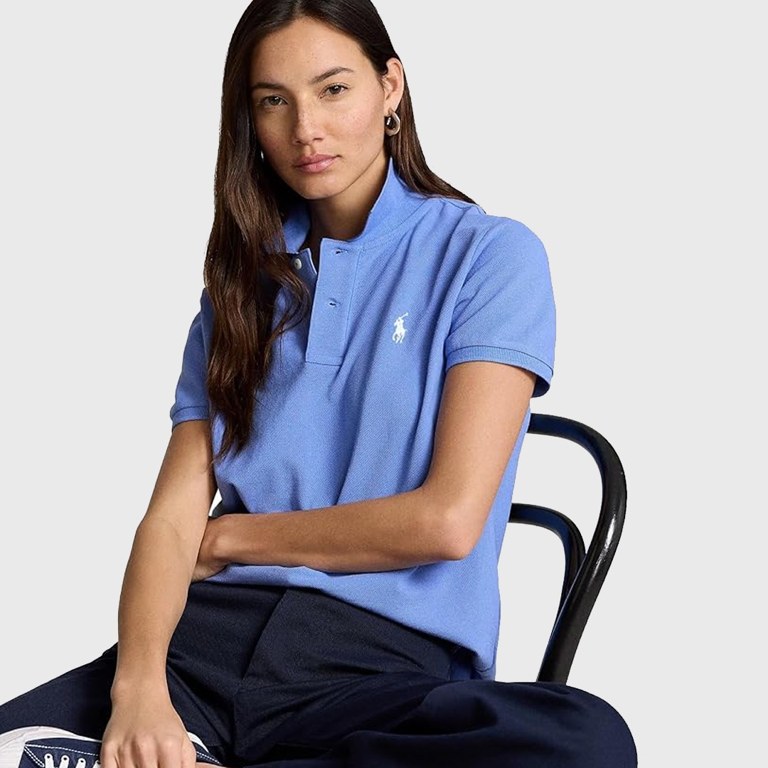 The Iconic Mesh Polo - Mavi