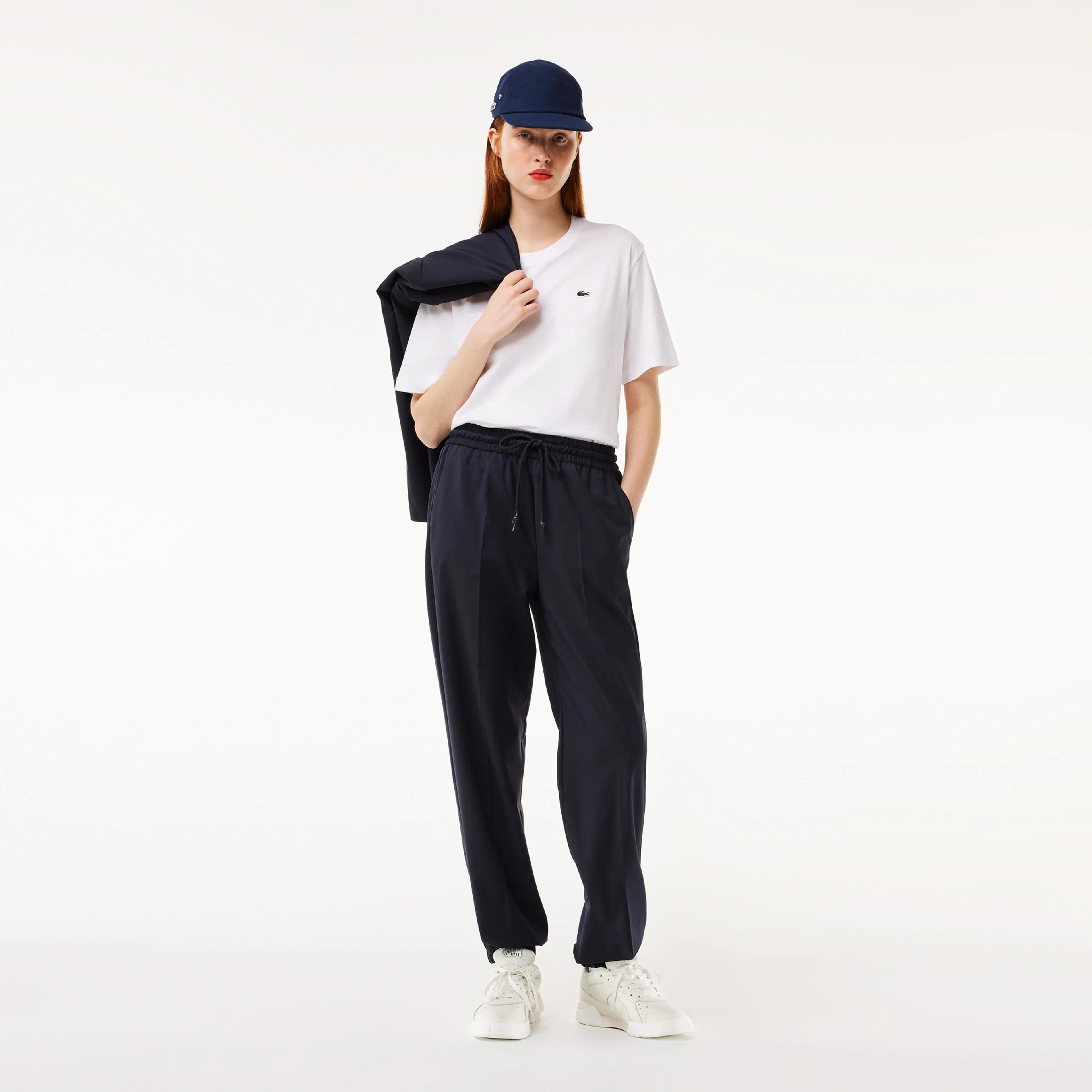 Classic Fit Bisiklet Yaka T-Shirt - Beyaz