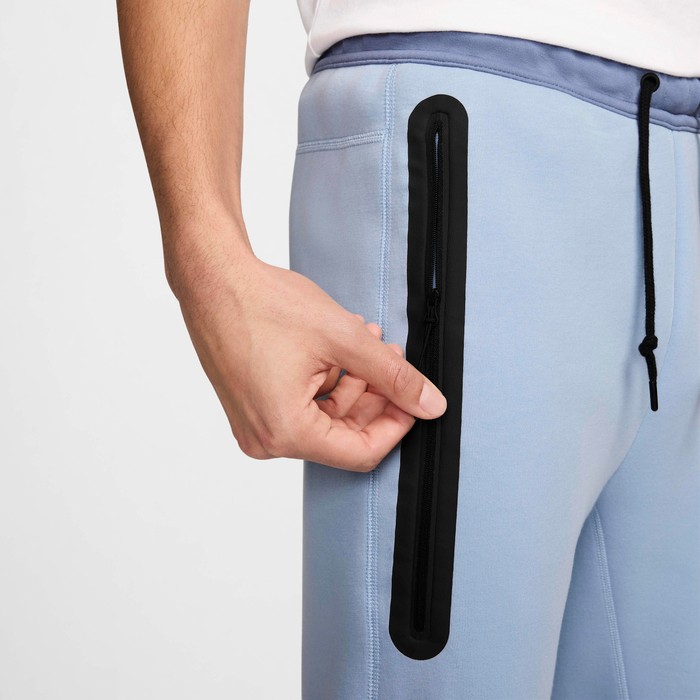 Tech Fleece Joggers - Light Armory Blue/Ashen Slate/White