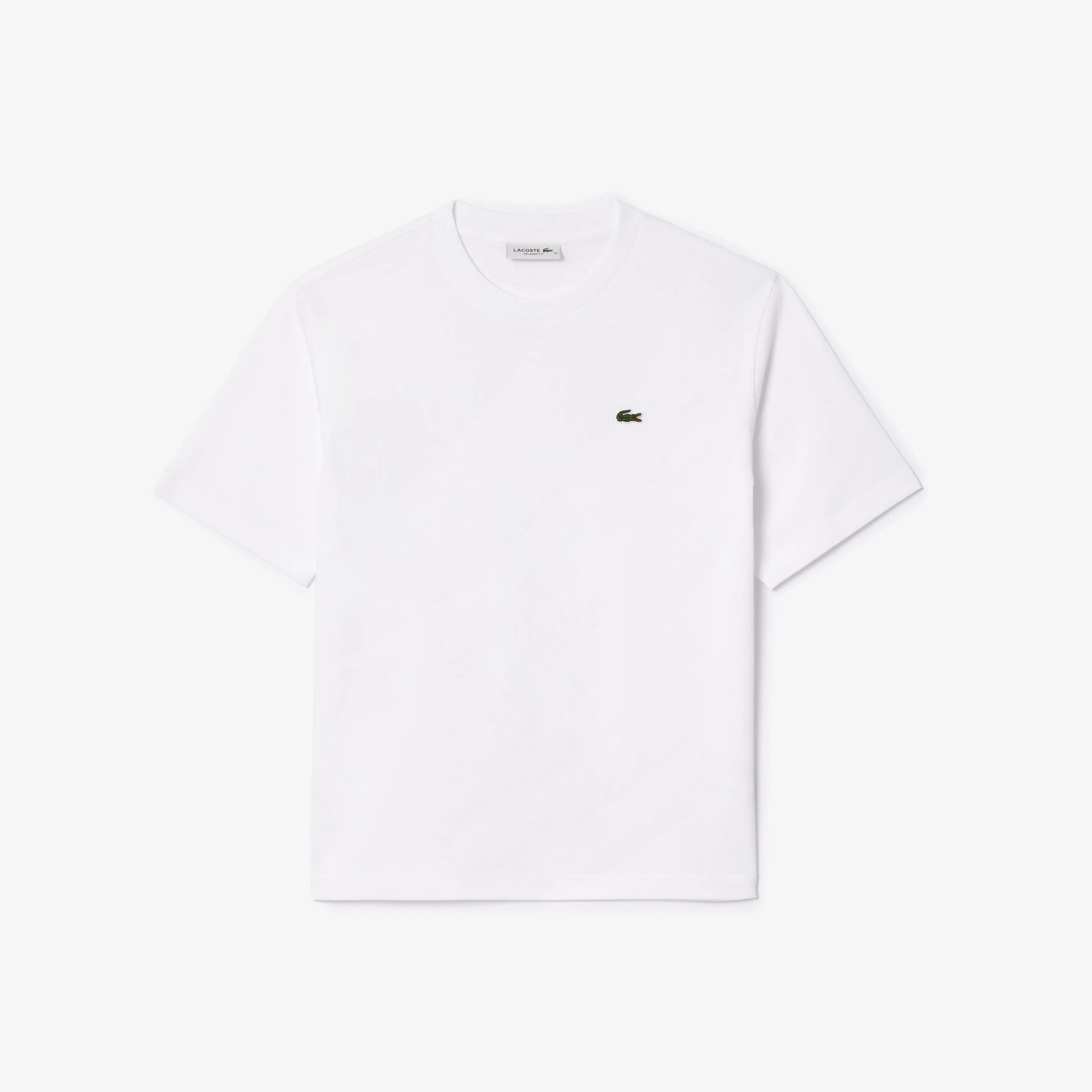 Classic Fit Bisiklet Yaka T-Shirt - Beyaz