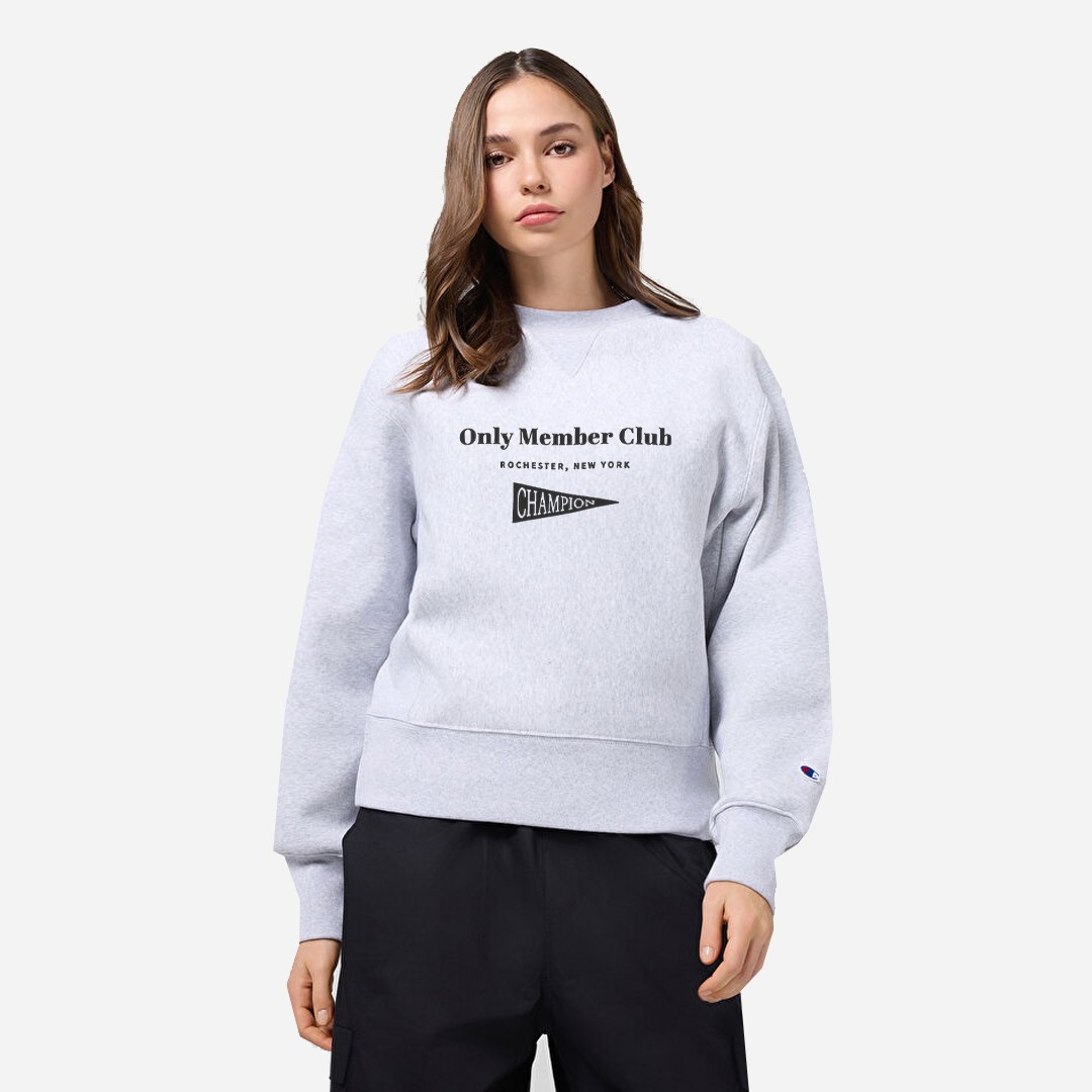 Only Members Club Kadın Sweatshirt - Gri
