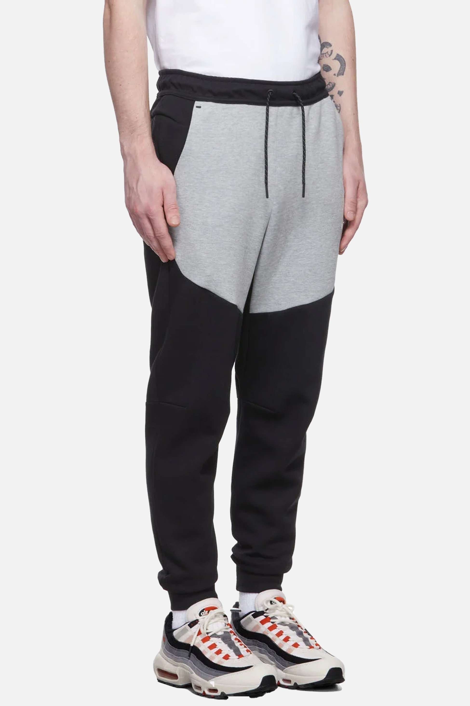 Tech Fleece Joggers - Dark Grey Heather/Black/White