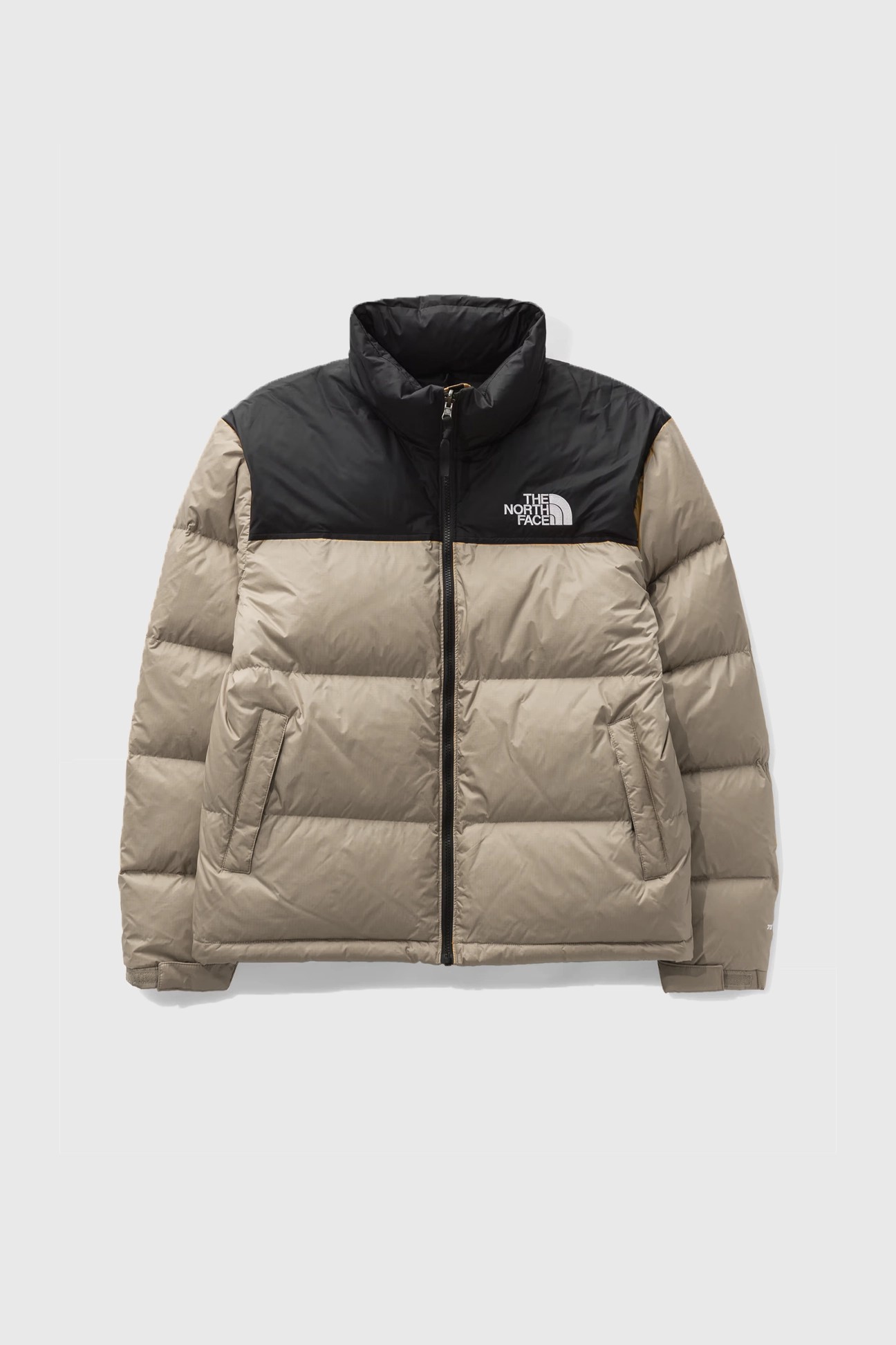 1996 Retro Nuptse Mont - Siyah / Taş Grisi