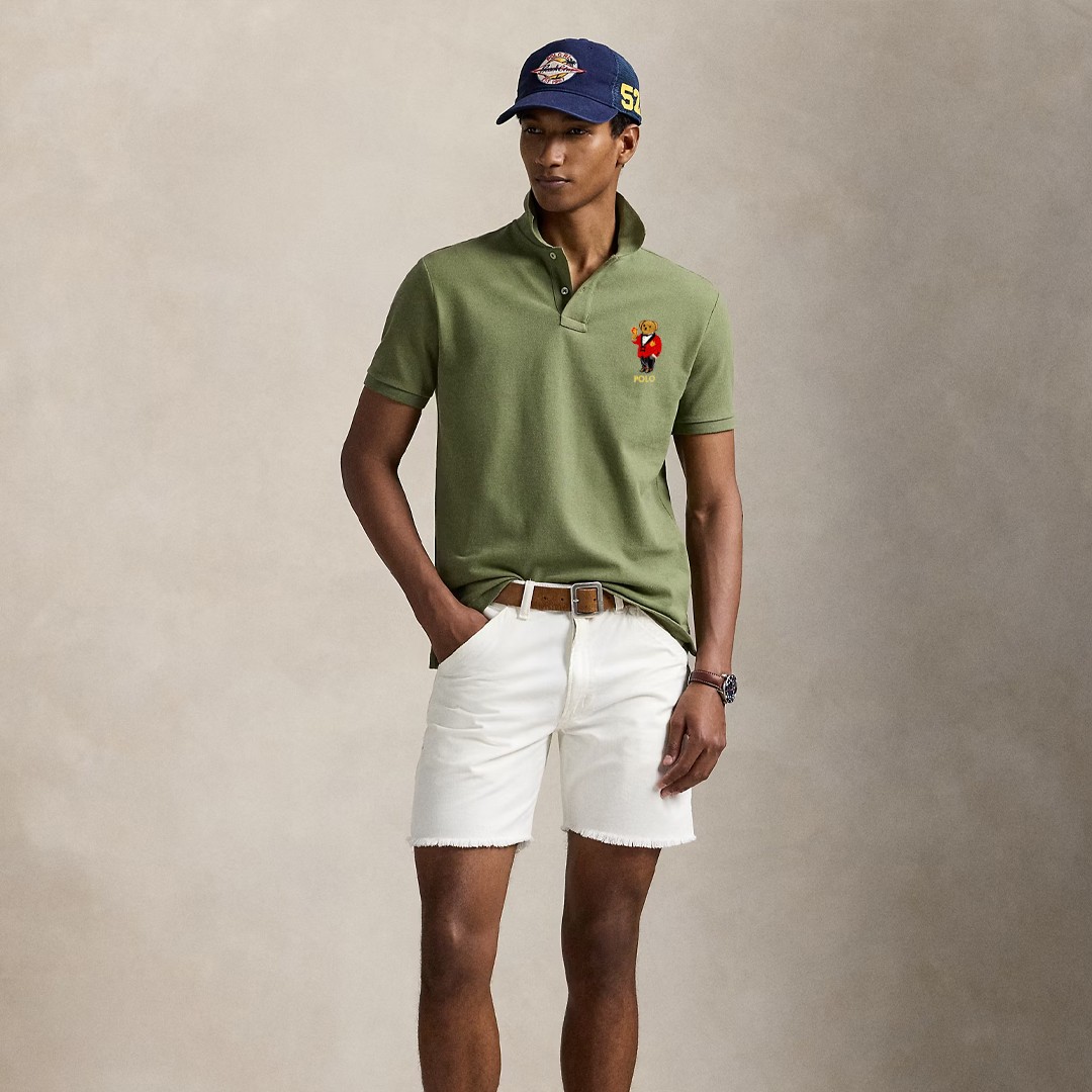 Bear Mesh Polo - Yeşil