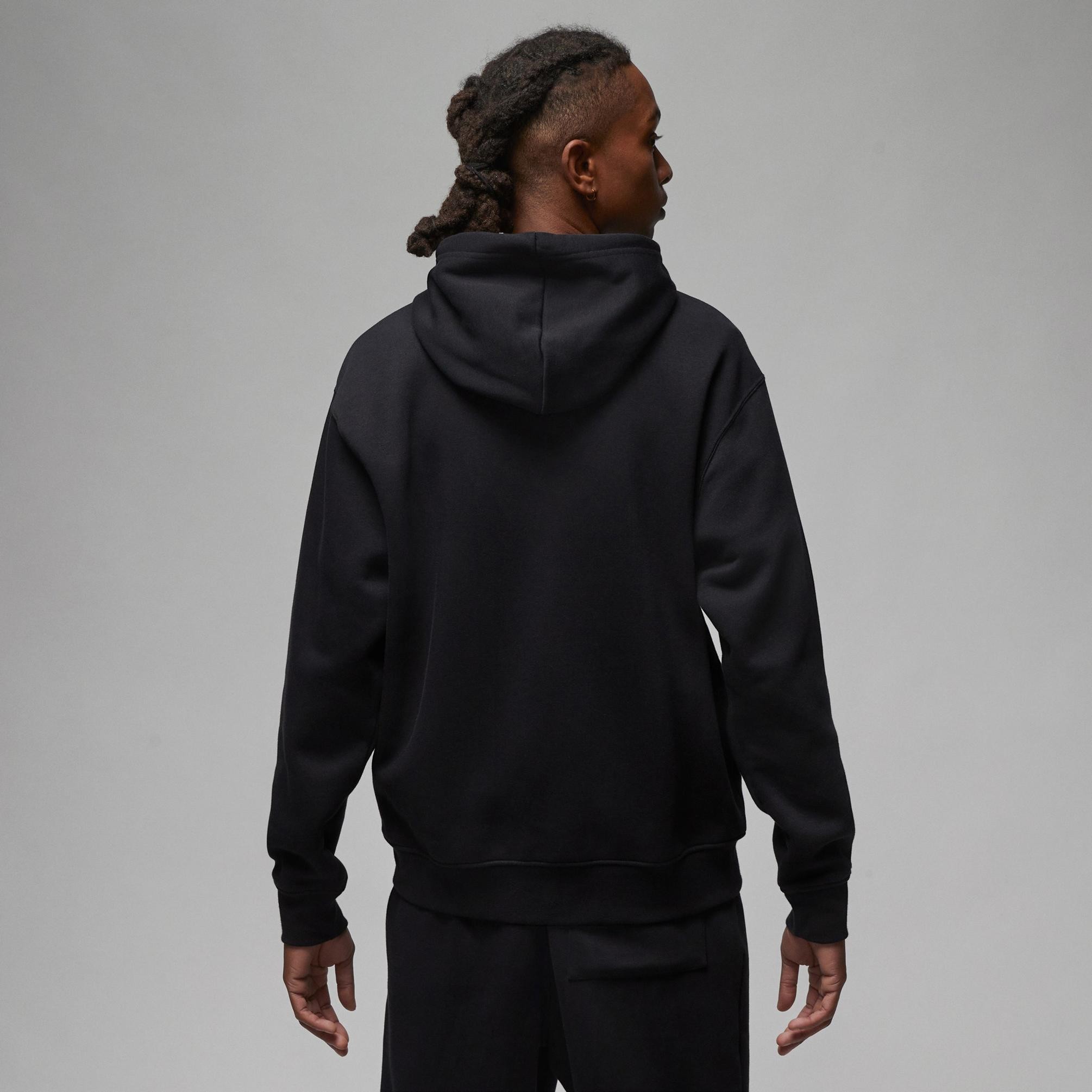 Essentials Tam Boy Fermuarlı Fleece Takım - Siyah