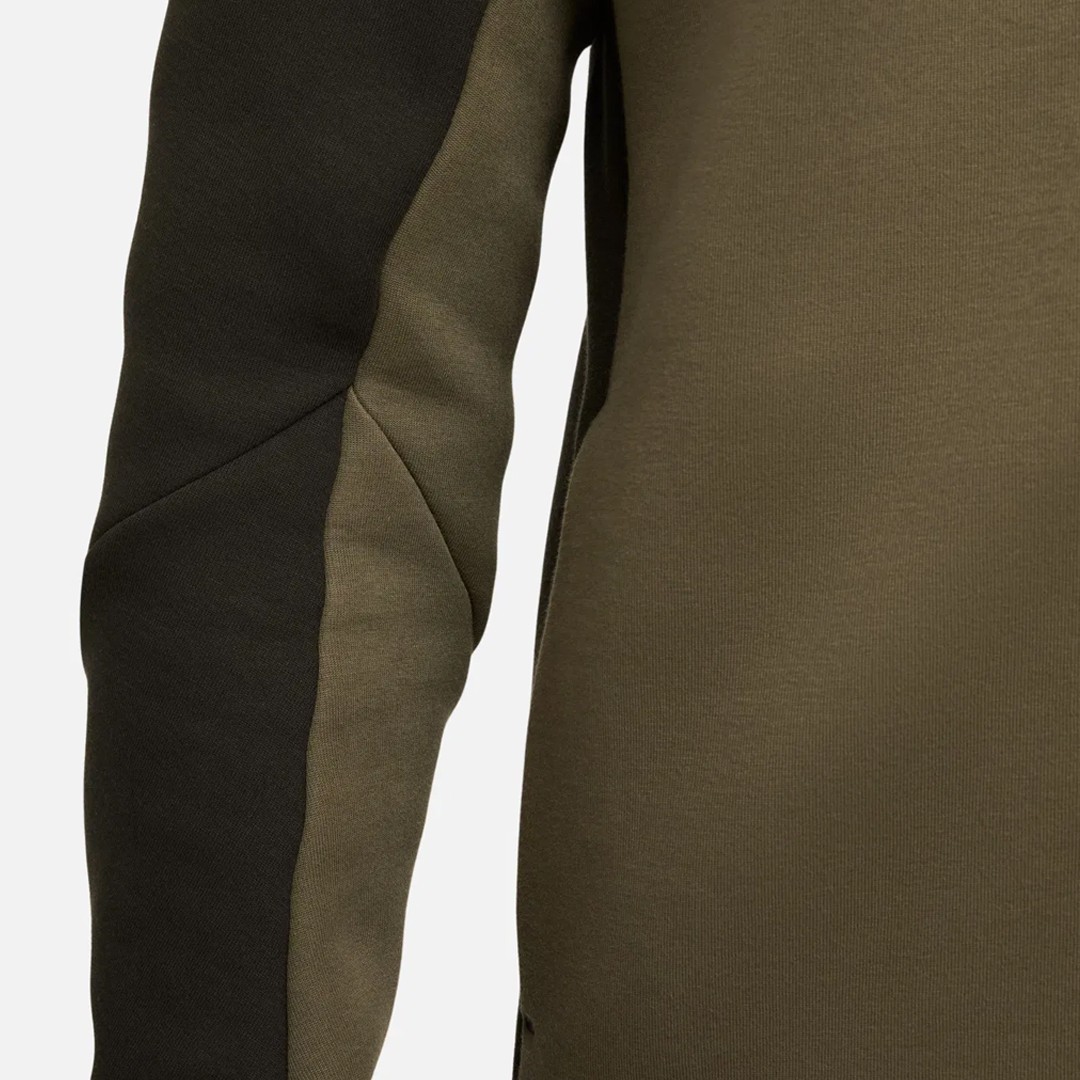 Tech Full-Zip Windrunner Hoodie - Sequoia/Medium Olive/Black