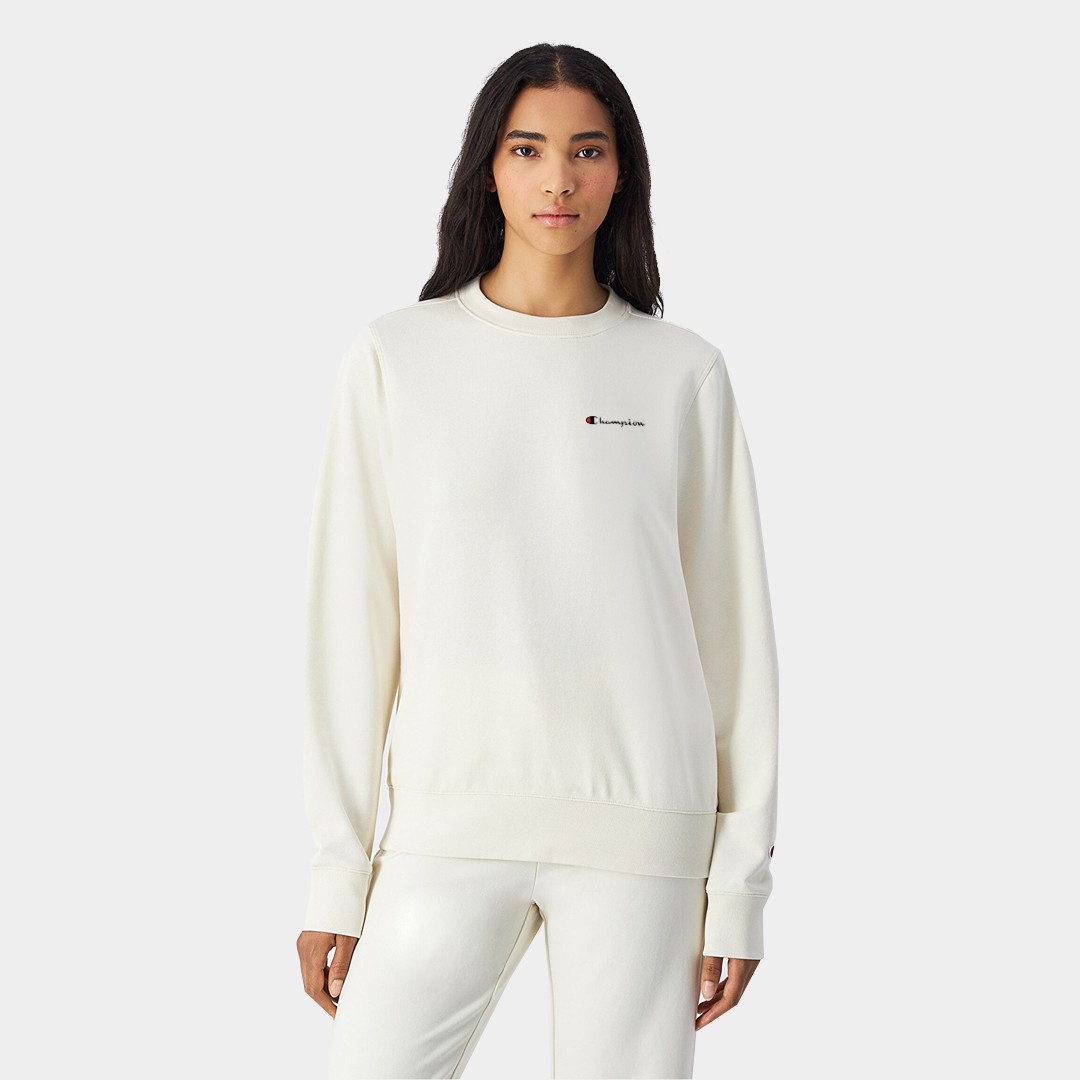 Powerblend Fleece Crew Sweatshirt - Beyaz