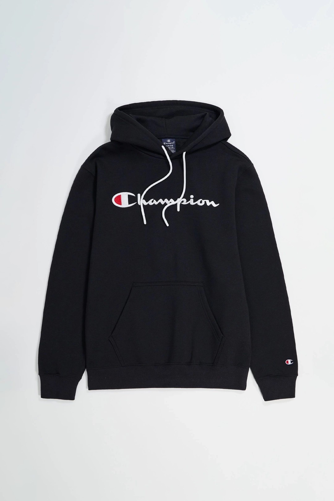 Embroidery Script Logo Fleece Hoodie