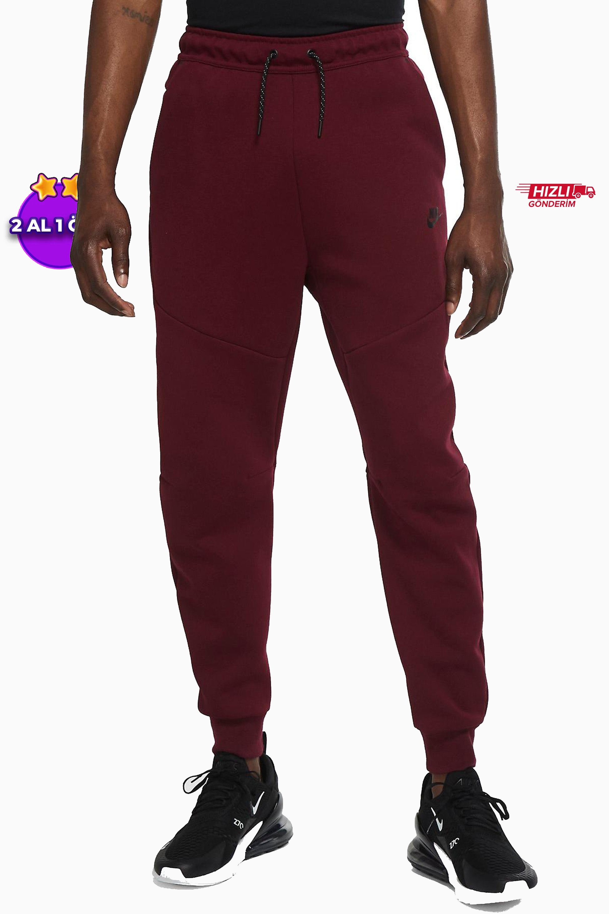 Tech Fleece Joggers - Bordo