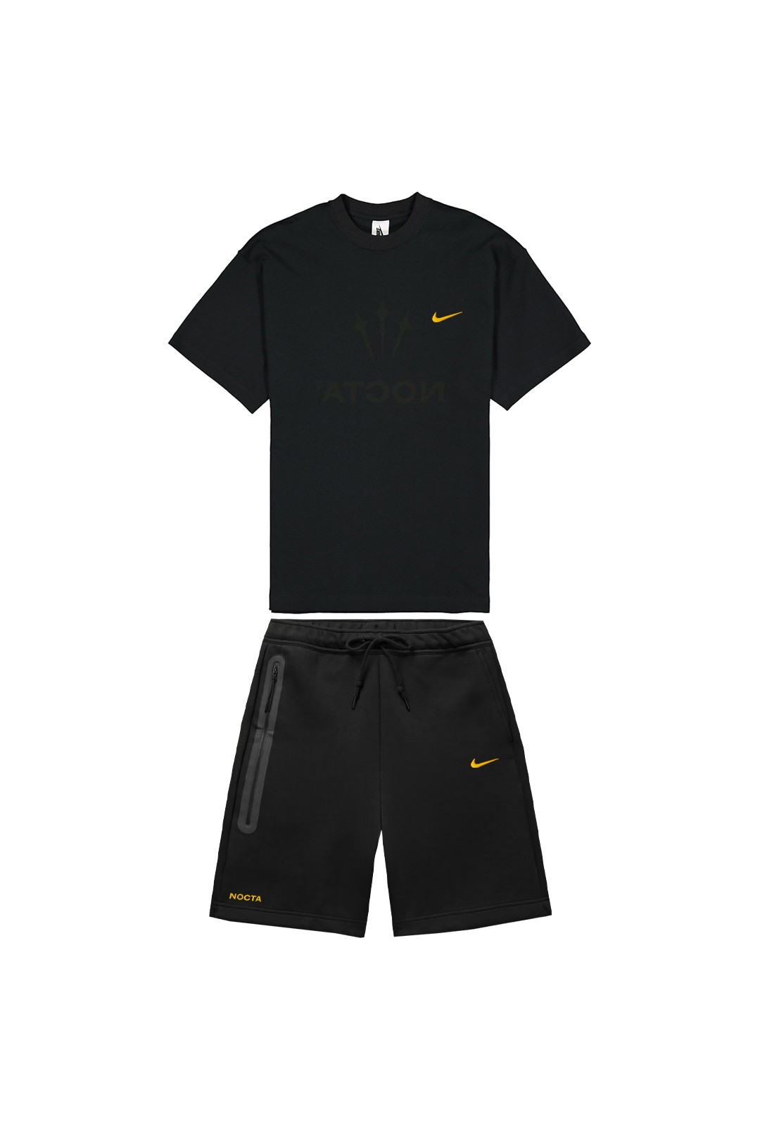 T-Shirt + Shorts Set - Siyah